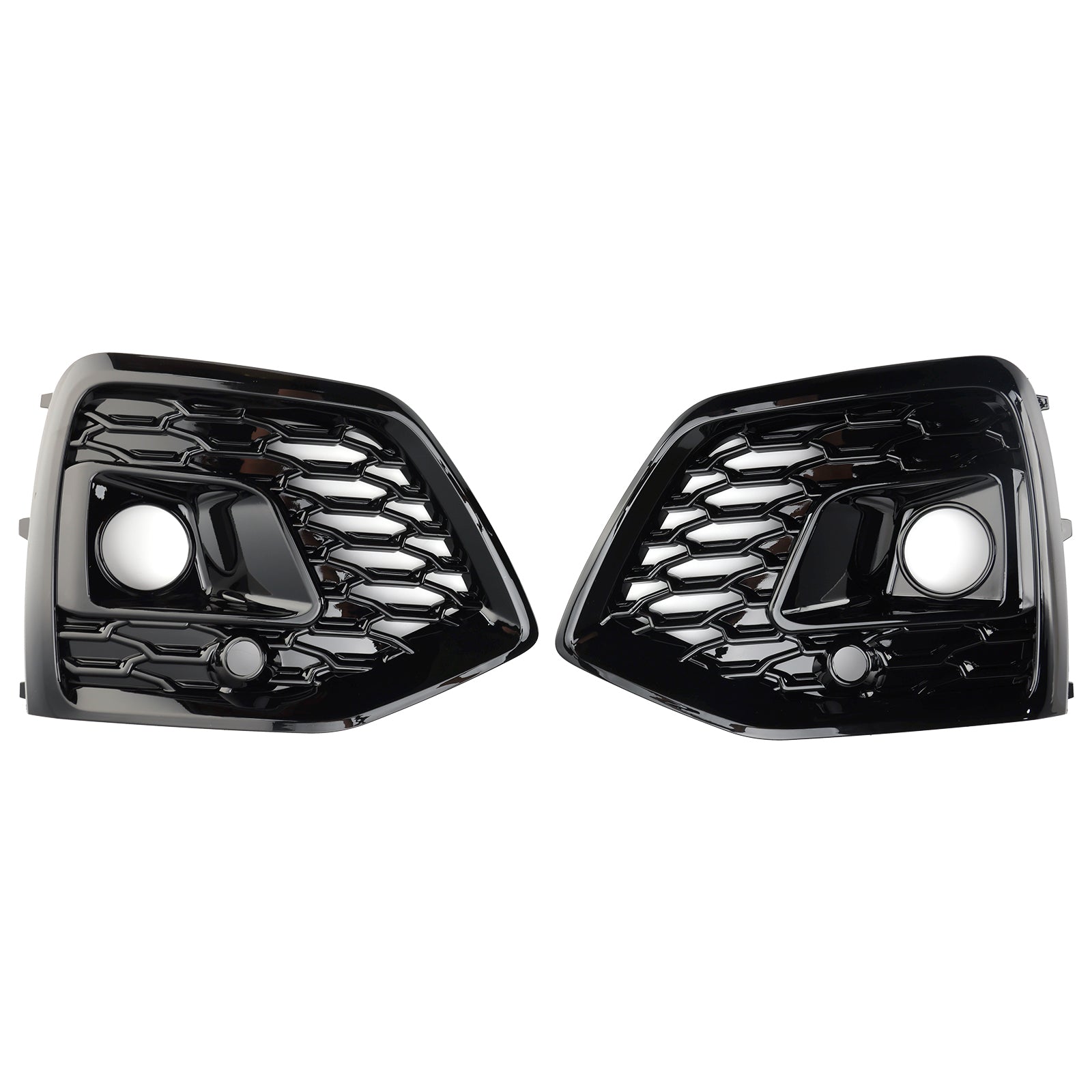 2021-2025 Audi Q5 SQ5 S-Line RSQ5 Style Front Fog Lamp Grille Cover Black