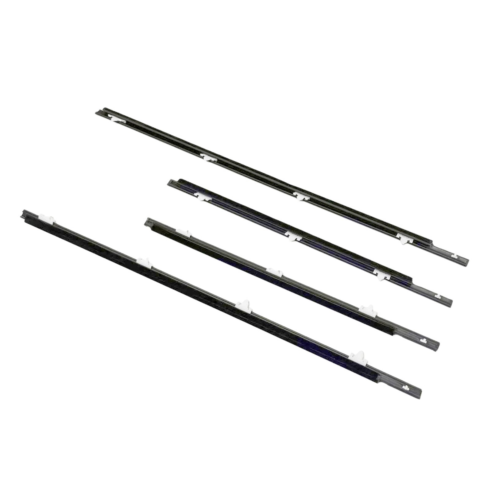 4PCS Window Sweep Weatherstrips For Nissan Sunny B13 1991-1994