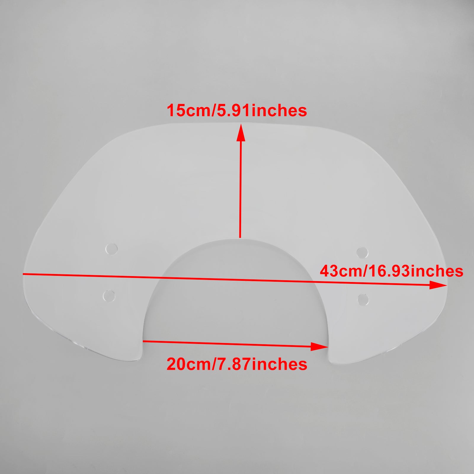 Vespa GTS250 GTS300 2017-2022 Short Windshield WindScreen