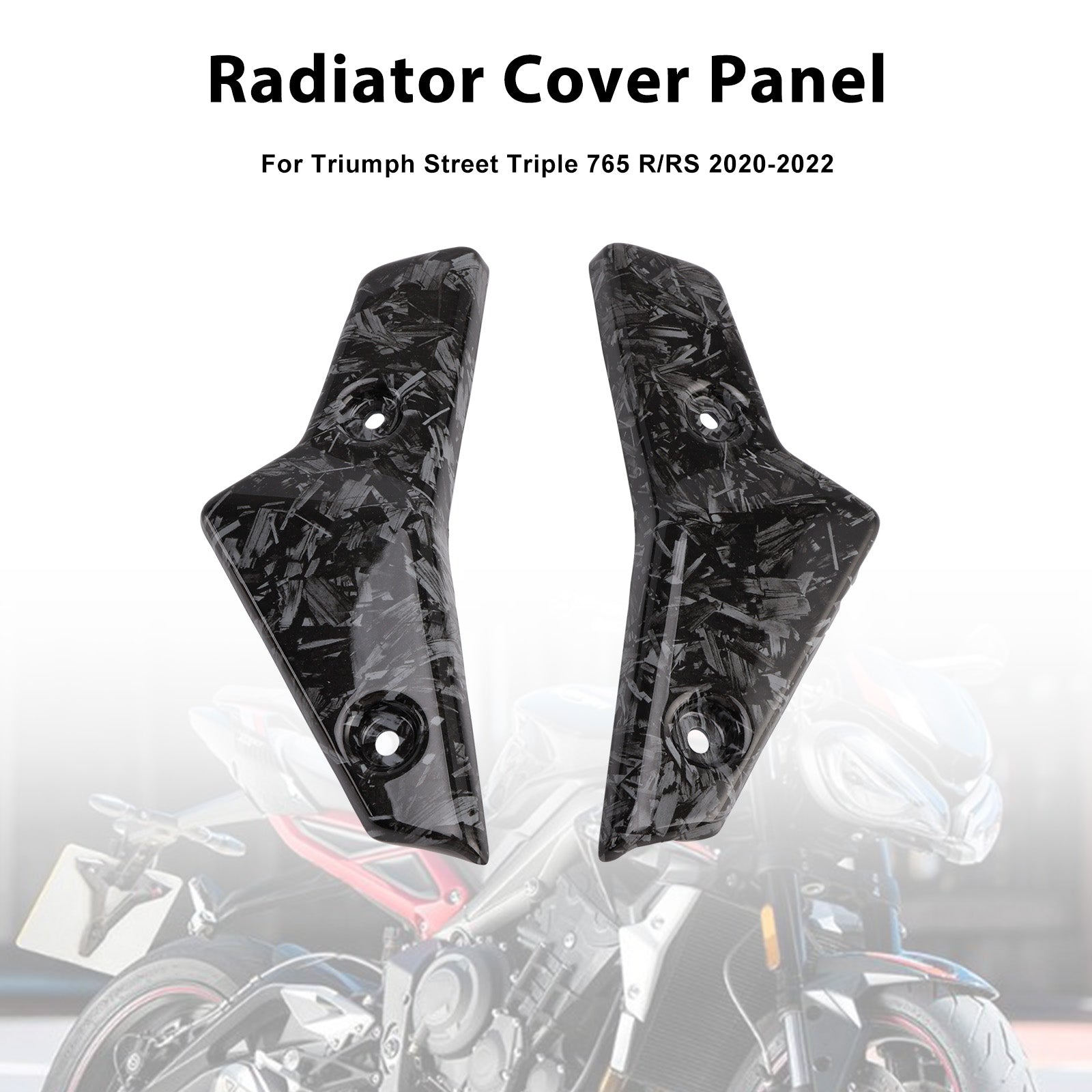 2020-2022 Street Triple 765 R/RS Radiator Side Cover Fairing Panels