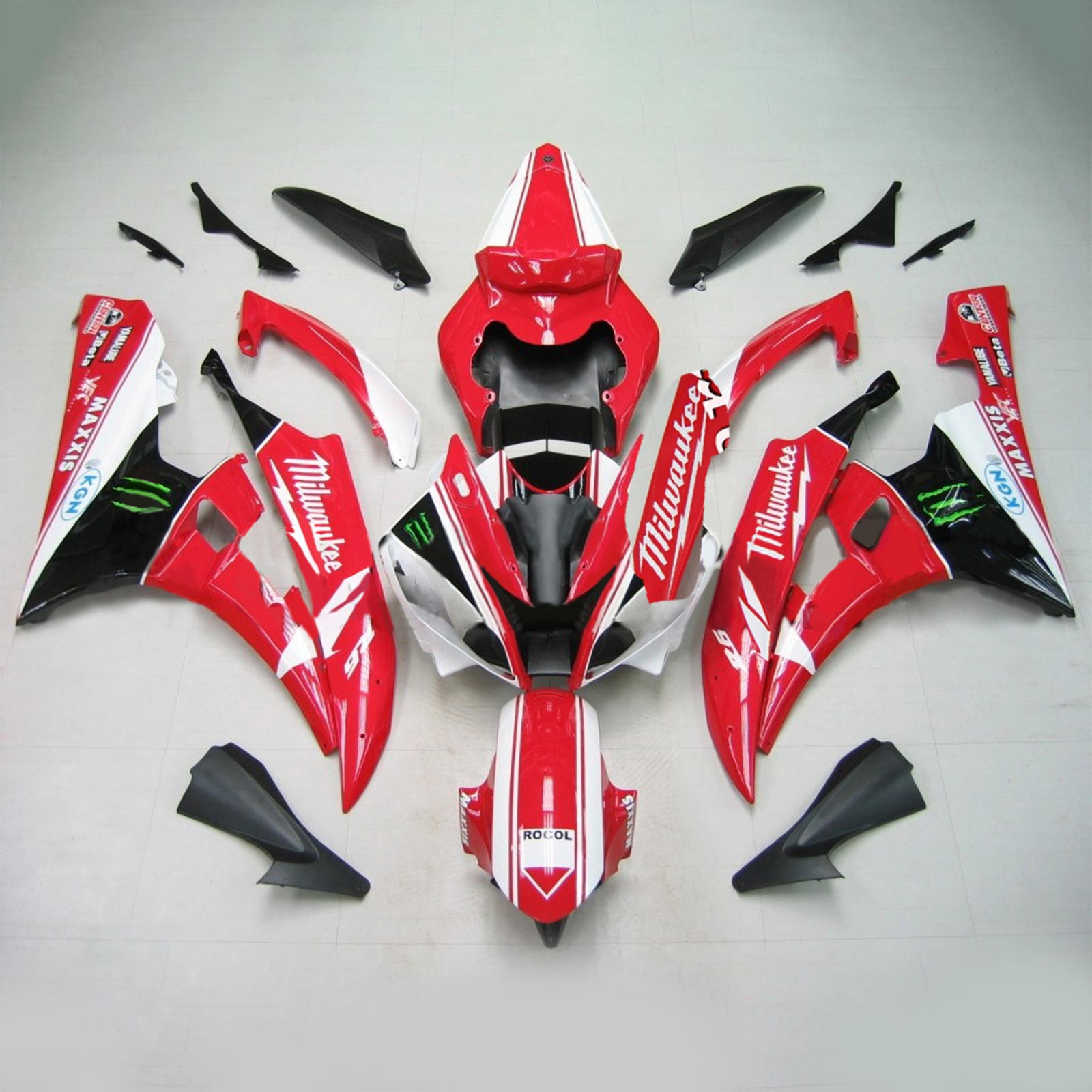 Yamaha YZF 600 R6 2006-2007 Fairing Kit Bodywork Plastic ABS