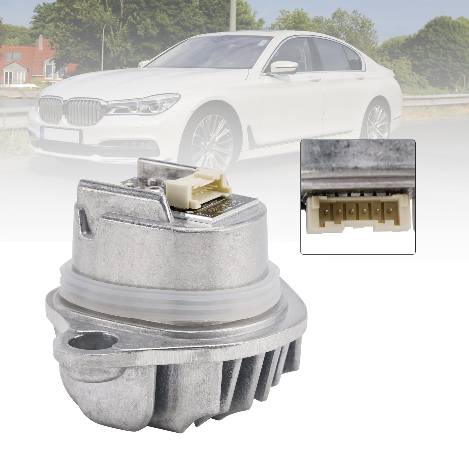 2017-2019 BMW 7 Series G11 G12 740i 750i LED Angel Eyes DRL Light Module Control Unit 63117440360