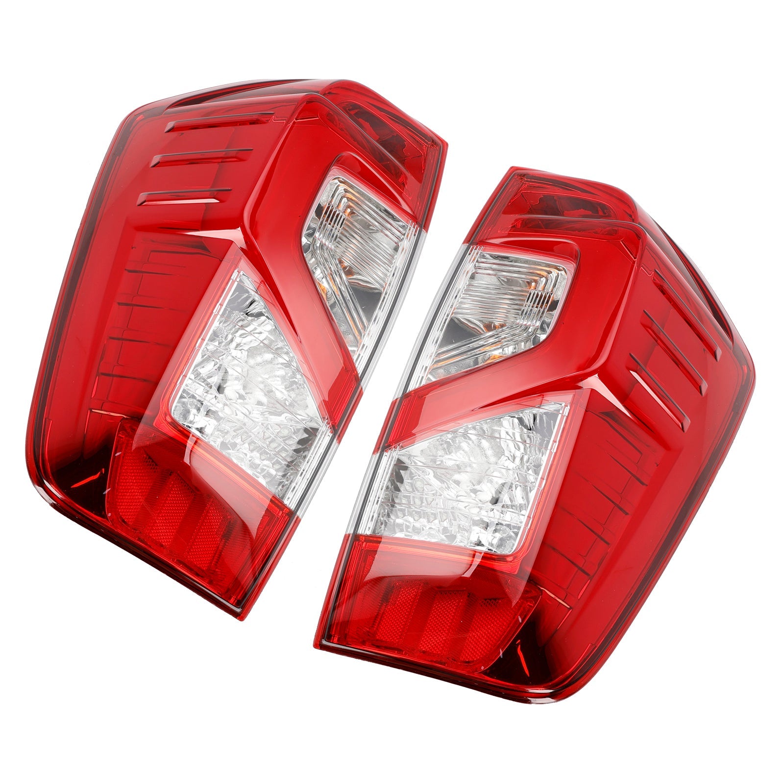 Pair Tail Light Lamp For Nissan NAVARA NP300 D23 3D Stripe Bar LED 2015-202