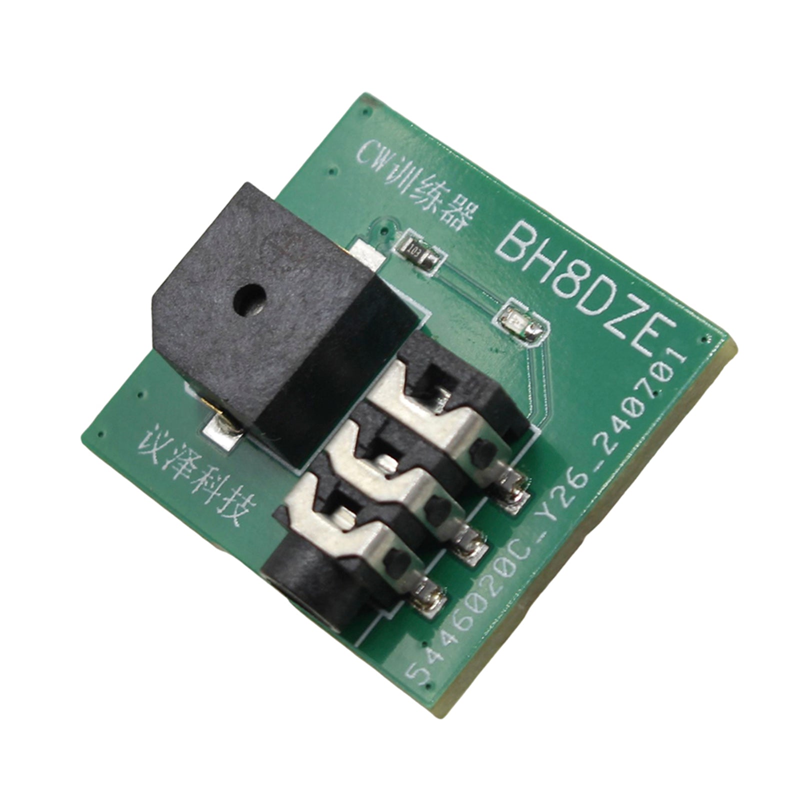 Mini CW Trainer Morse Code Trainer Hand Key Trainer Oscillator Button w Battery