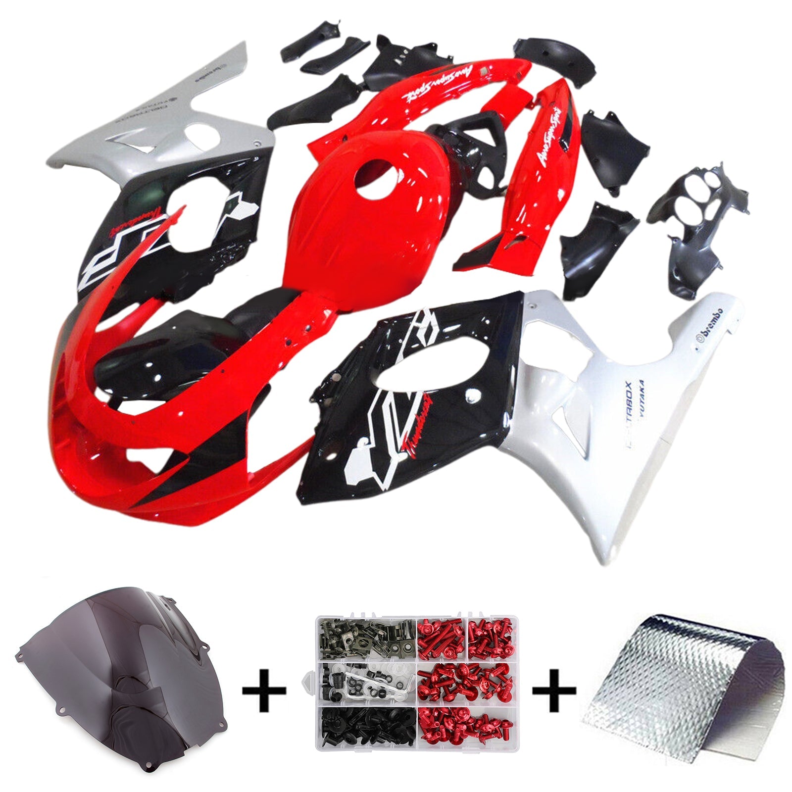 Yamaha YZF 600R Thundercat 1996-2007 Fairing Kit Bodywork Plastic ABS