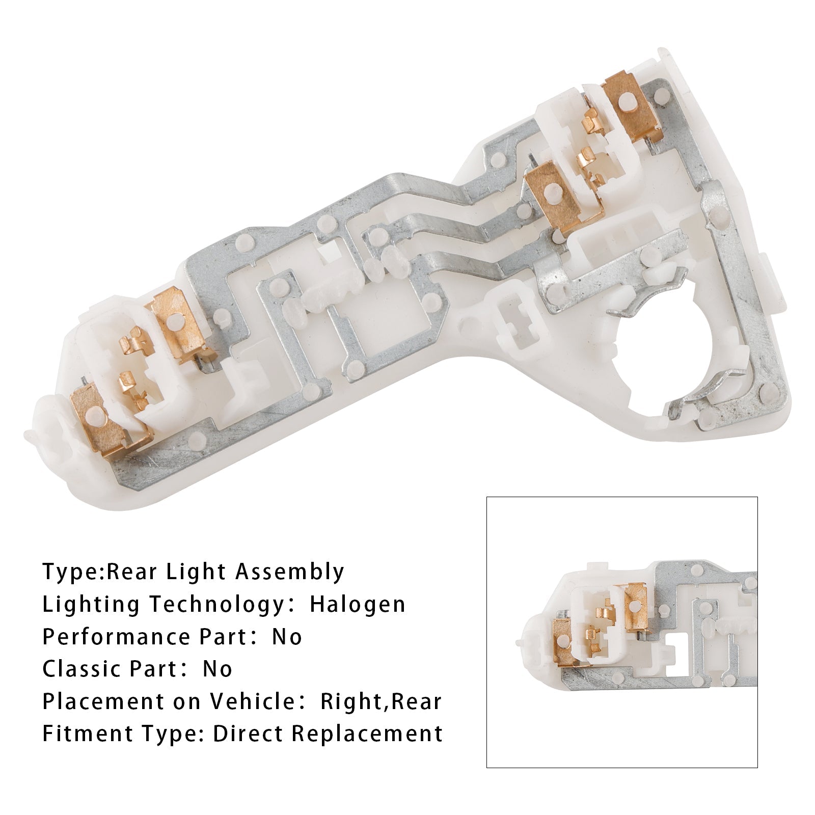 2013-2017 VW GOLF Inner Tail Light Bulb Carrier Right RHD 5G0945260A