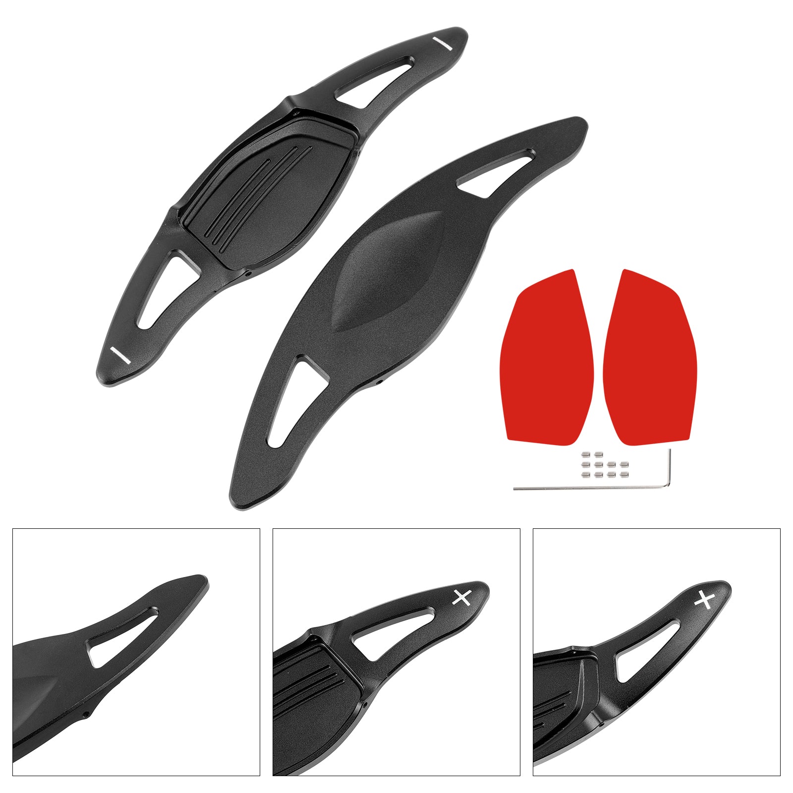 Steering Wheel Paddle Shifter Extension For Audi RS5 RS3 TT RS Aluminium