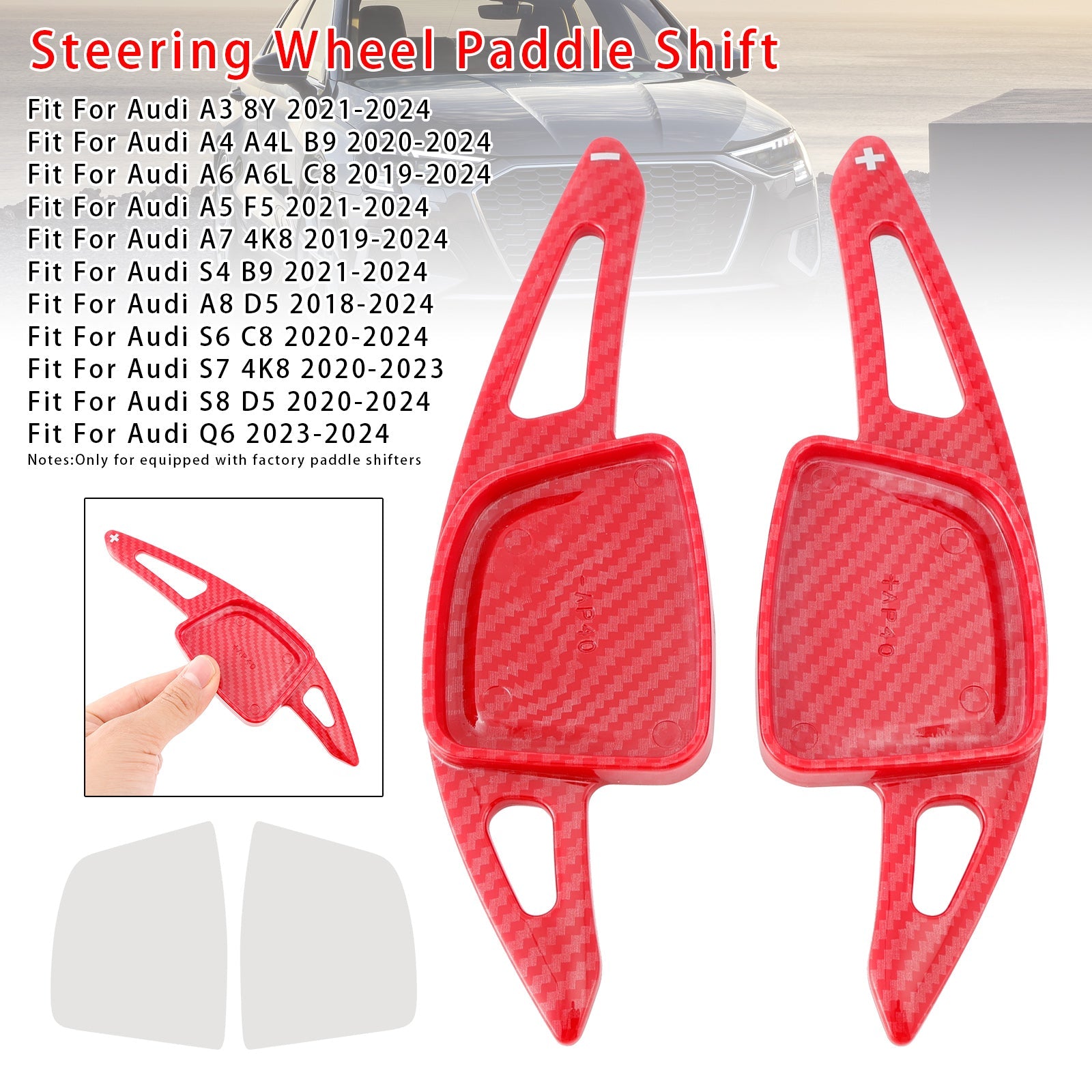 Steering Wheel Paddle Shifter Extension Fit For Audi A3 A4 A6