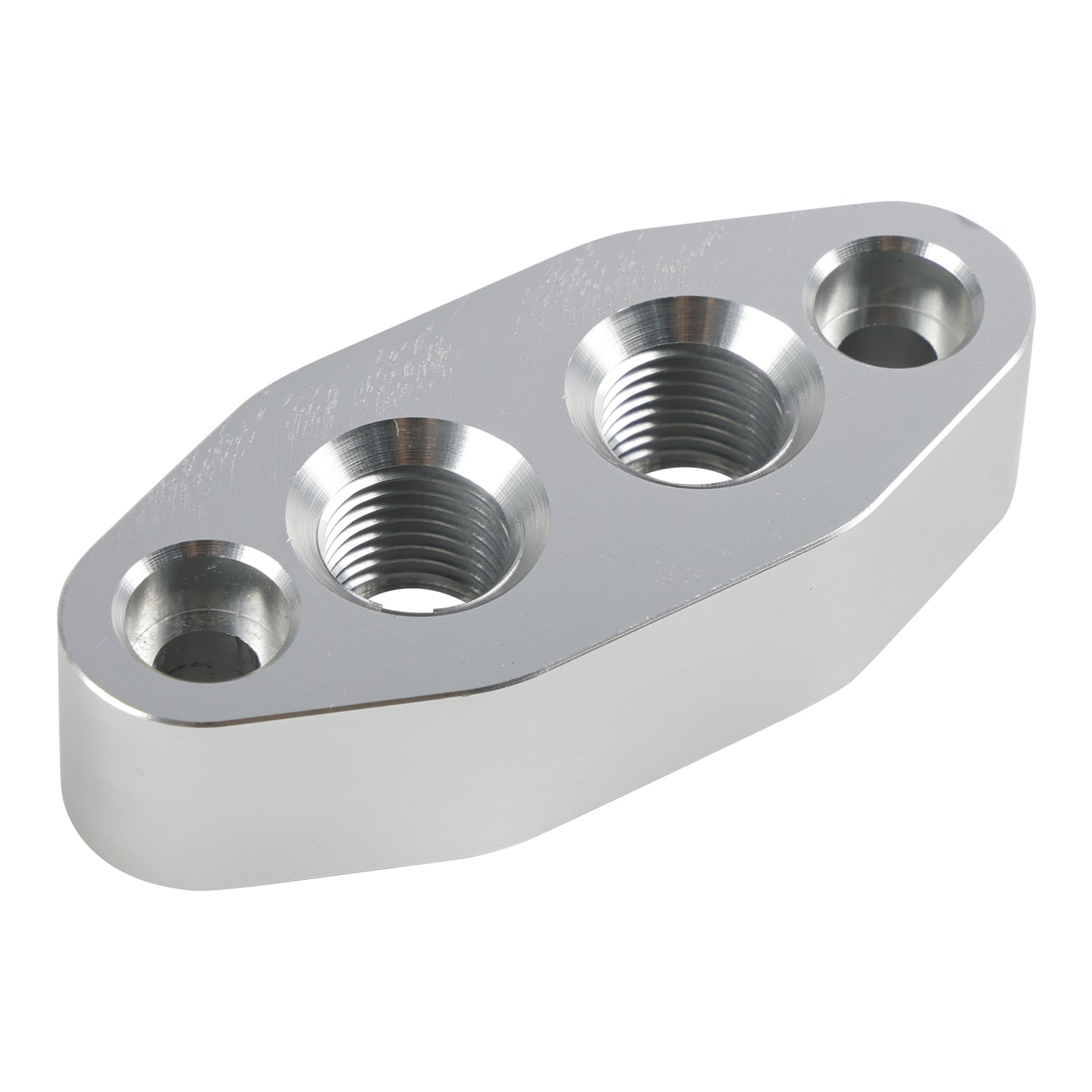 2 Pack Oil Cooler Adapter -6AN ORB Oring In/Out Port Plate LS1 LSX LS3 LS LS2