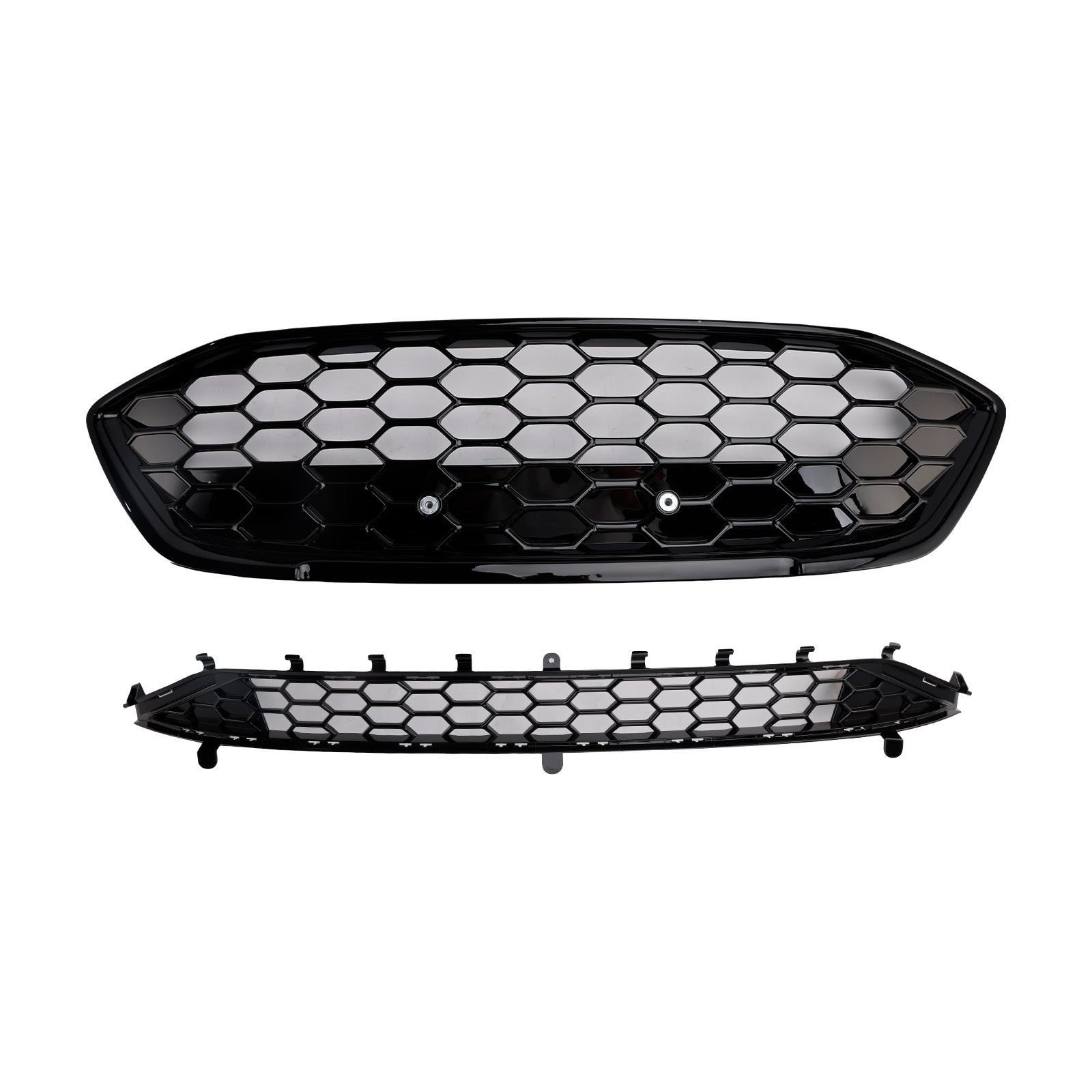 2018-2021 Ford Focus MK4 ST Style Black Front Bumper Grill Lower Grill