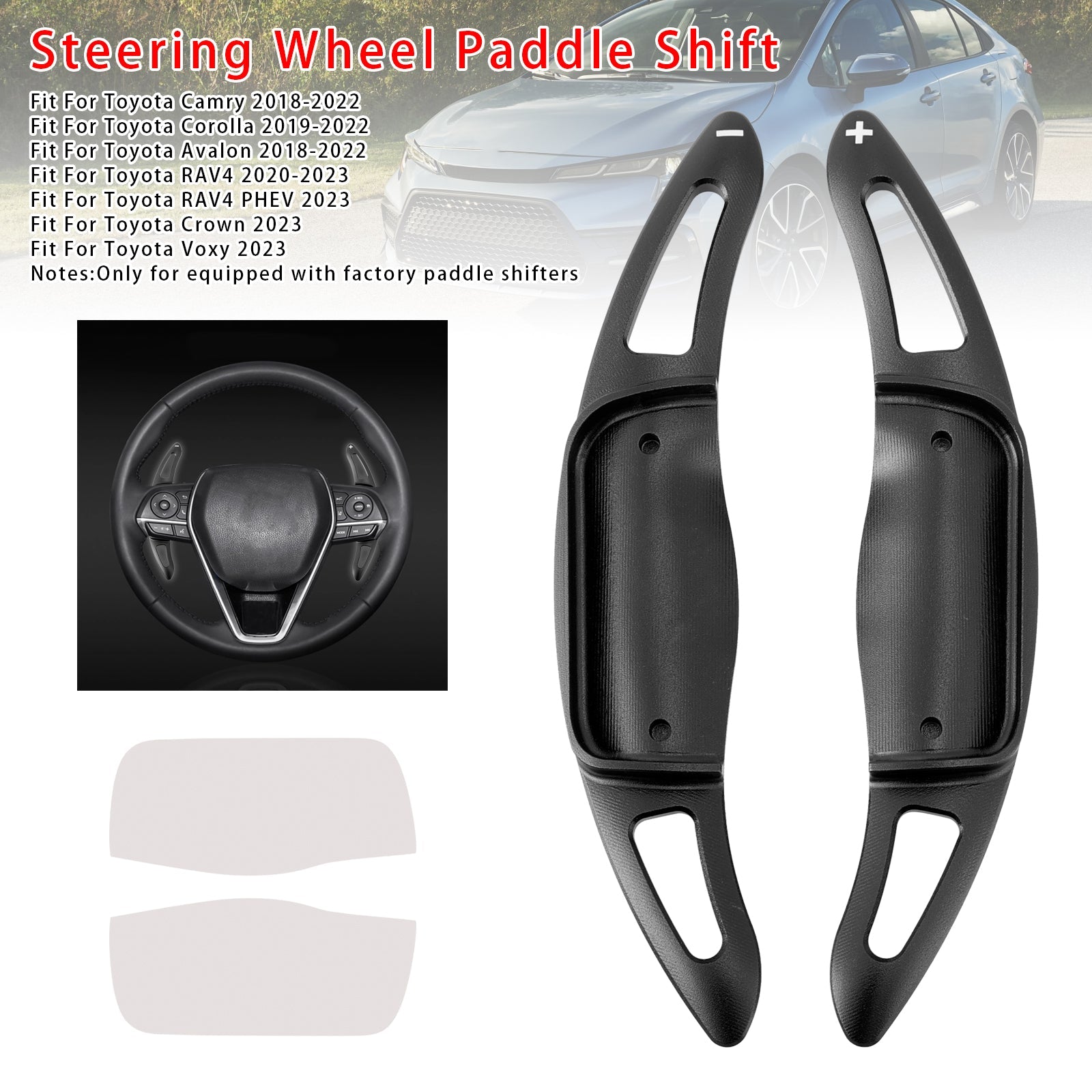 Steering Wheel Paddle Shifter Extension For Toyota Camry Avalon