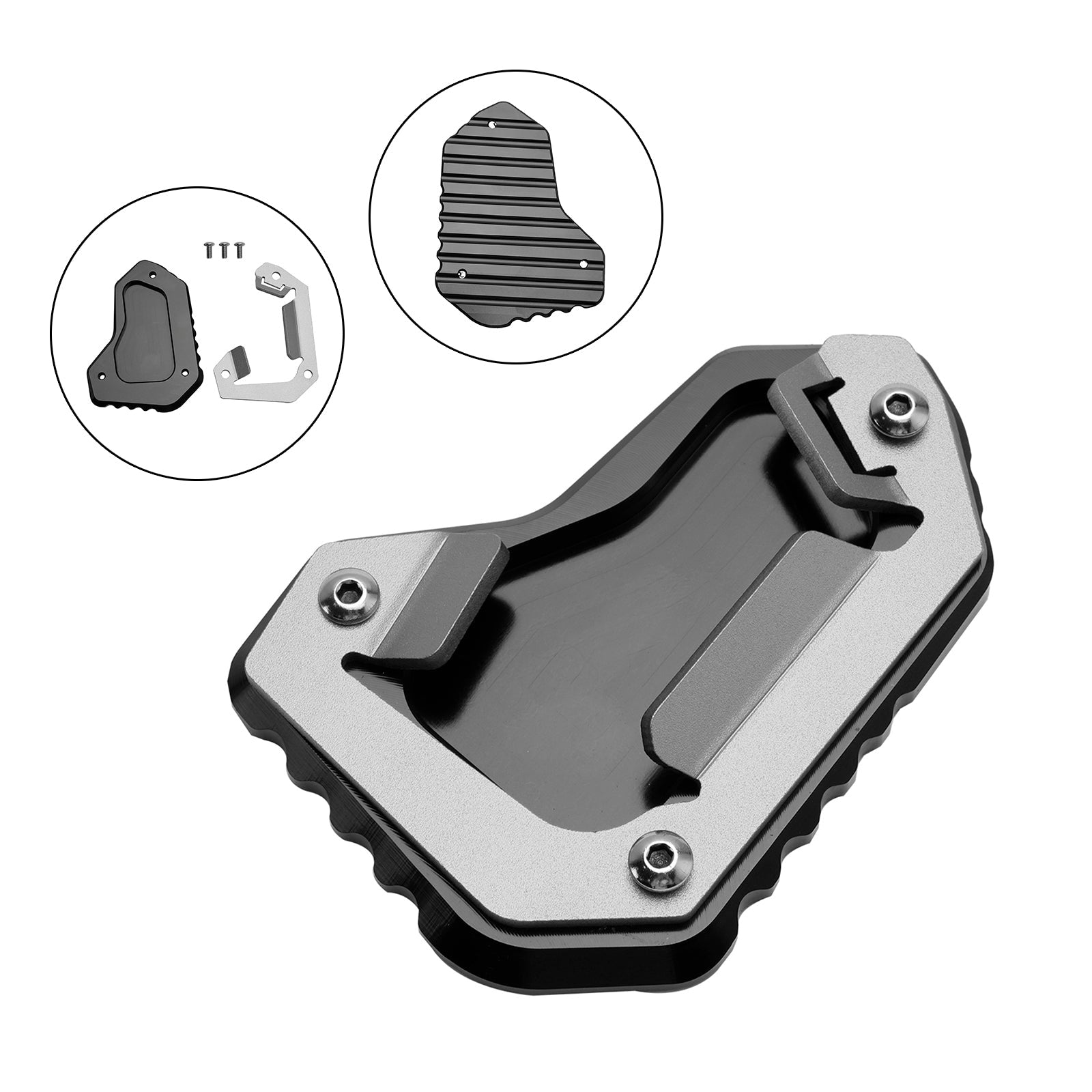 Kickstand Enlarge Plate Pad fit for Tiger 1200 Explorer（V13VG）2012-2015