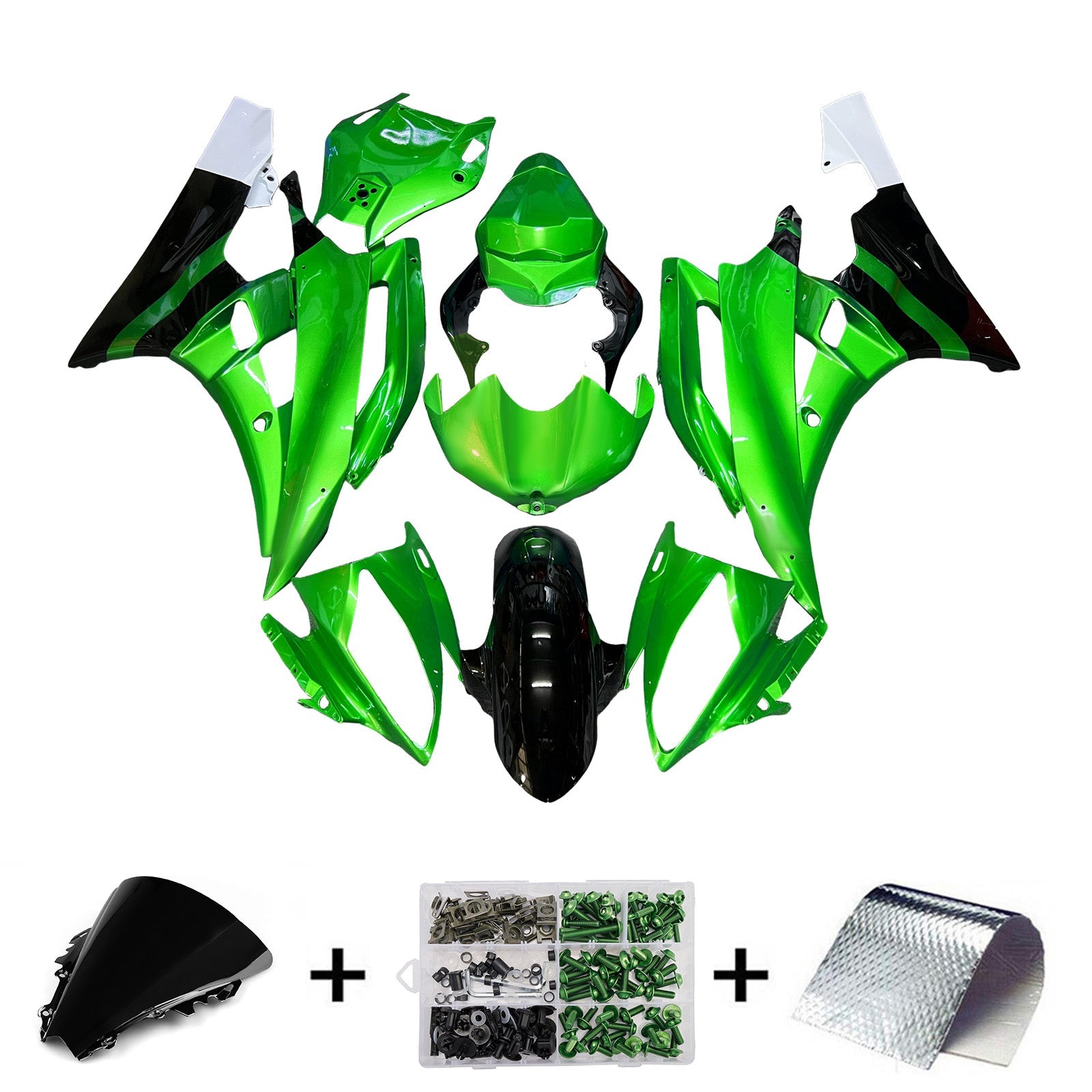 Injection Fairing Kit Bodywork Plastic ABS For Yamaha YZFR6 YZF-R6 2006-2007