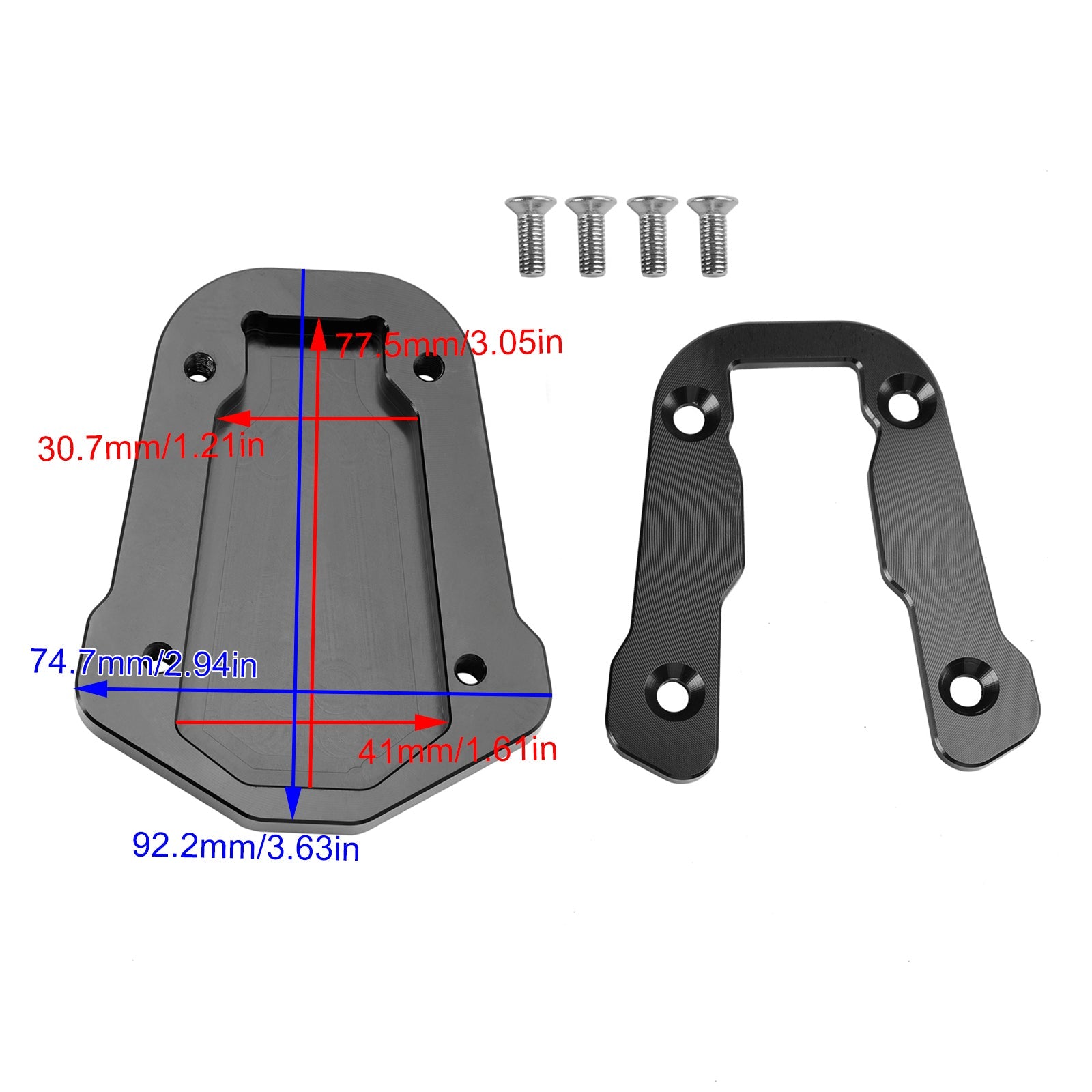 HONDA CRF300L 2021-2023 Kickstand Enlarge Plate Pad