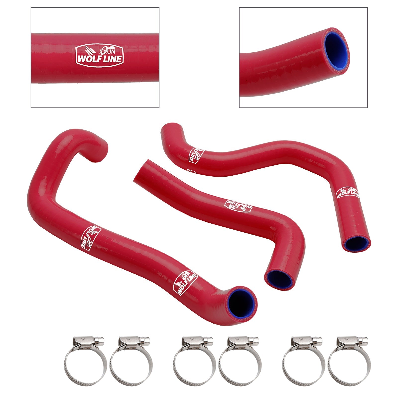 Silicone Radiator coolant Hose kit For Street Triple 765 R RS 2020-2022