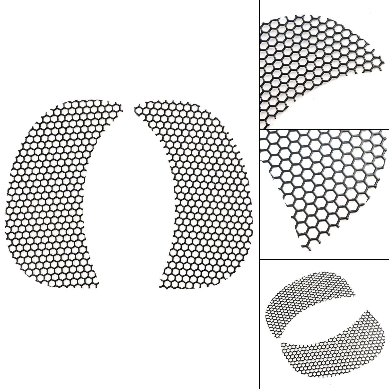 Side Fairing Vent Mesh Cover Fits For Road Glide Fltrx/Xs Fltru 15-21 Chrome