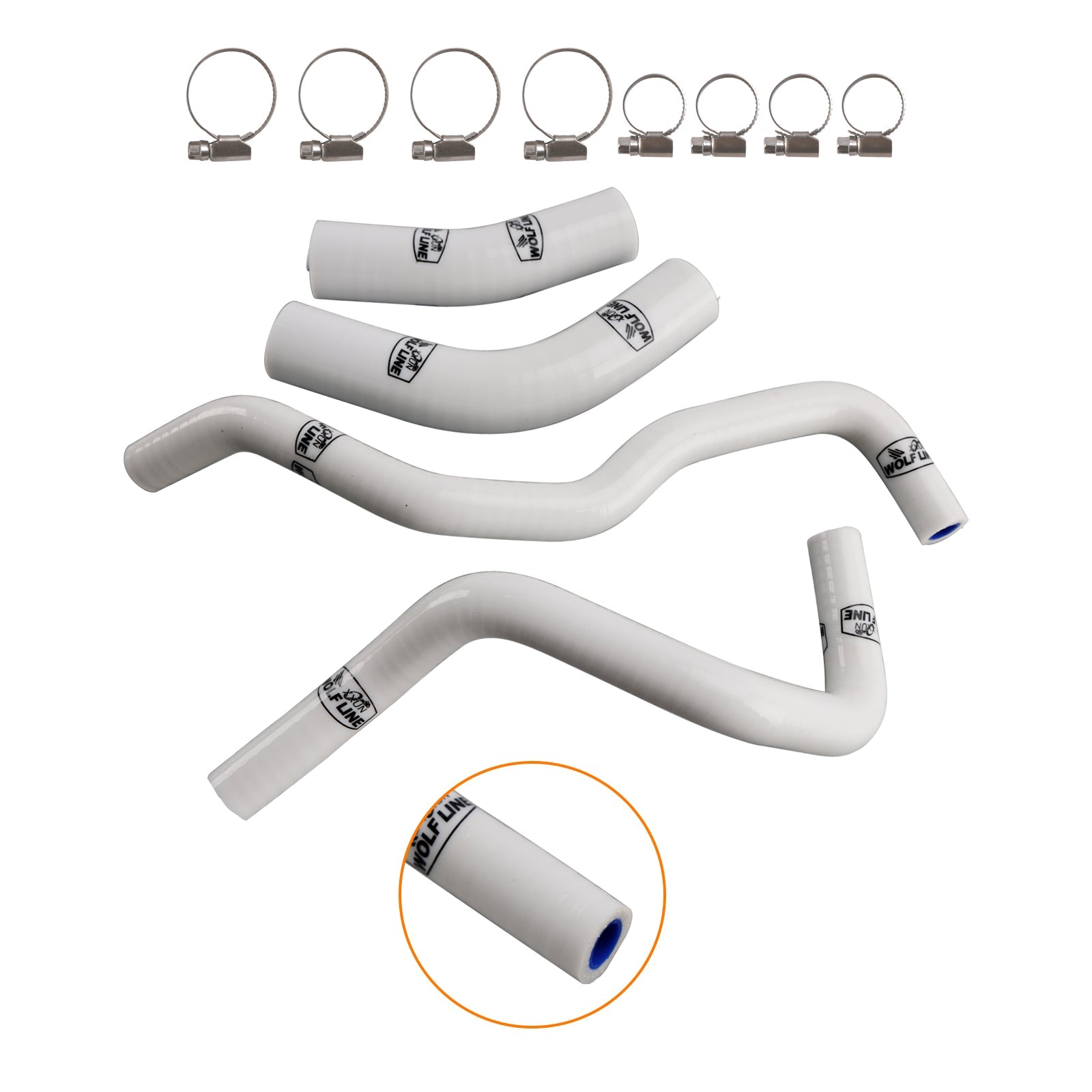 Silicone Radiator coolant Hose kit For Yamaha Tenere 700 2019-2024