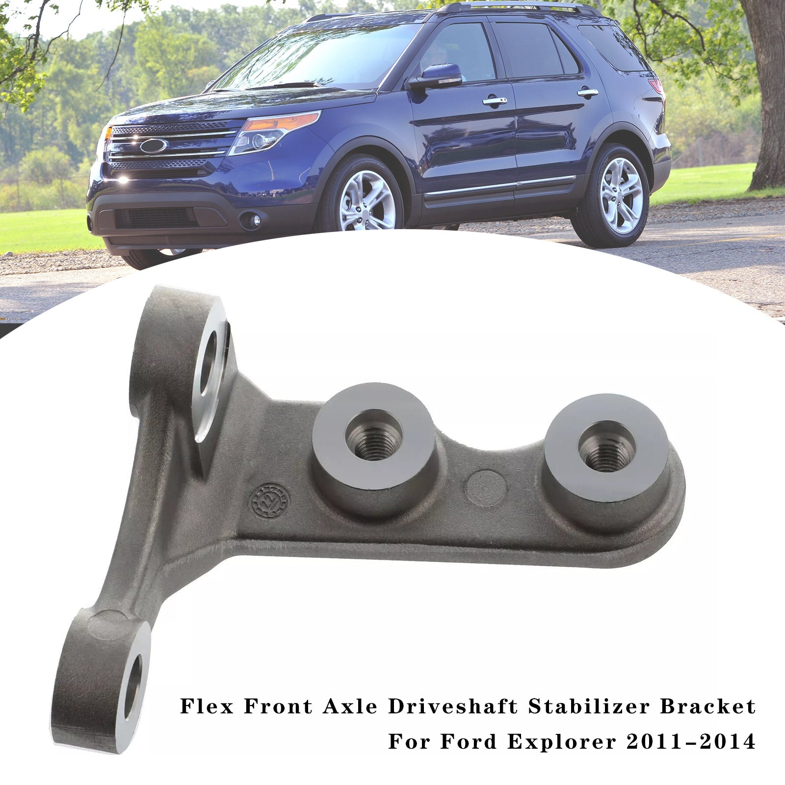 Flex Front Axle Driveshaft Stabilizer Bracket For Ford Explorer 2011-2014