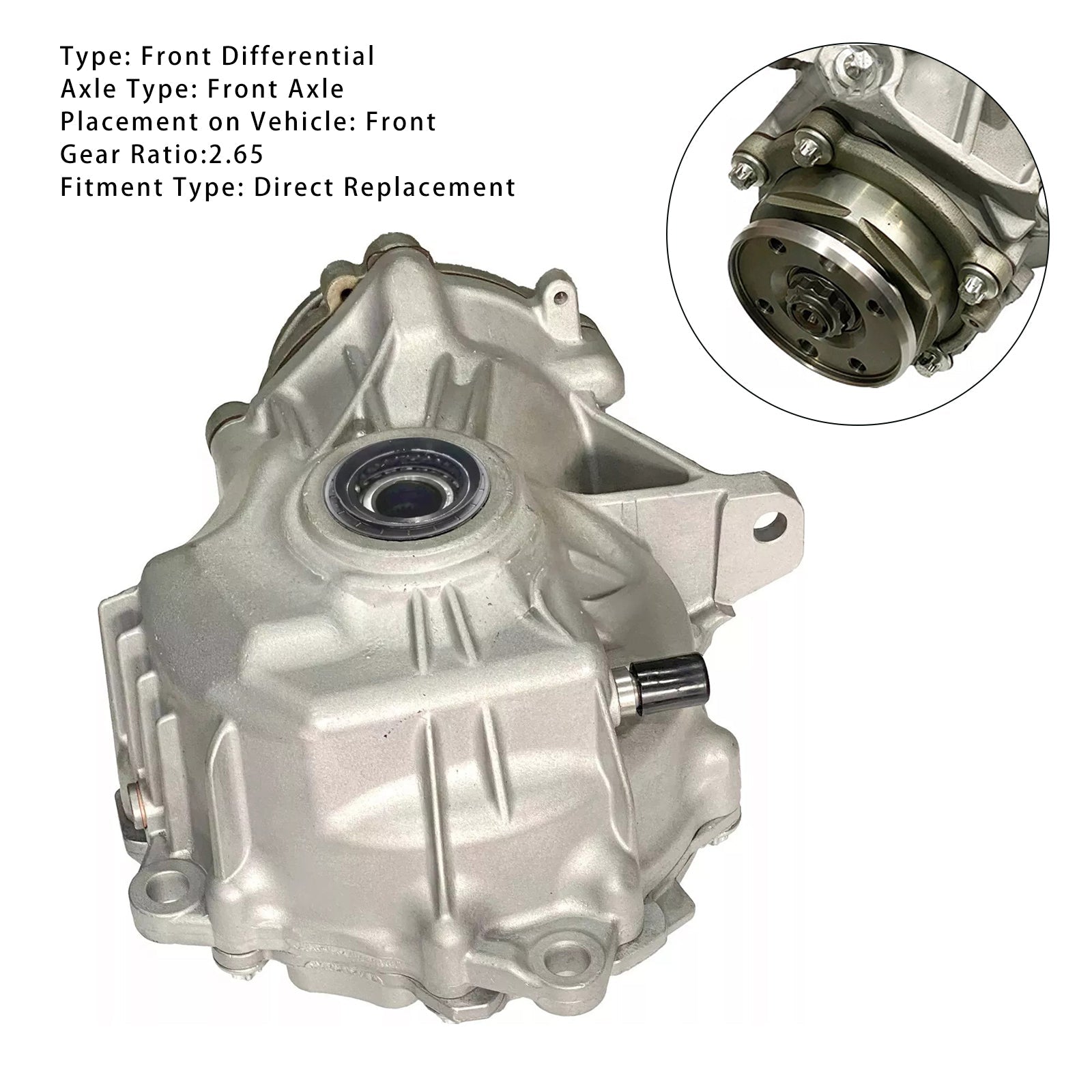 Mercedes S CL E 221 216 212 S550 S500 S450 S320 216 CL500 212 E350 4matic Front Differential 2.65 A2213300402