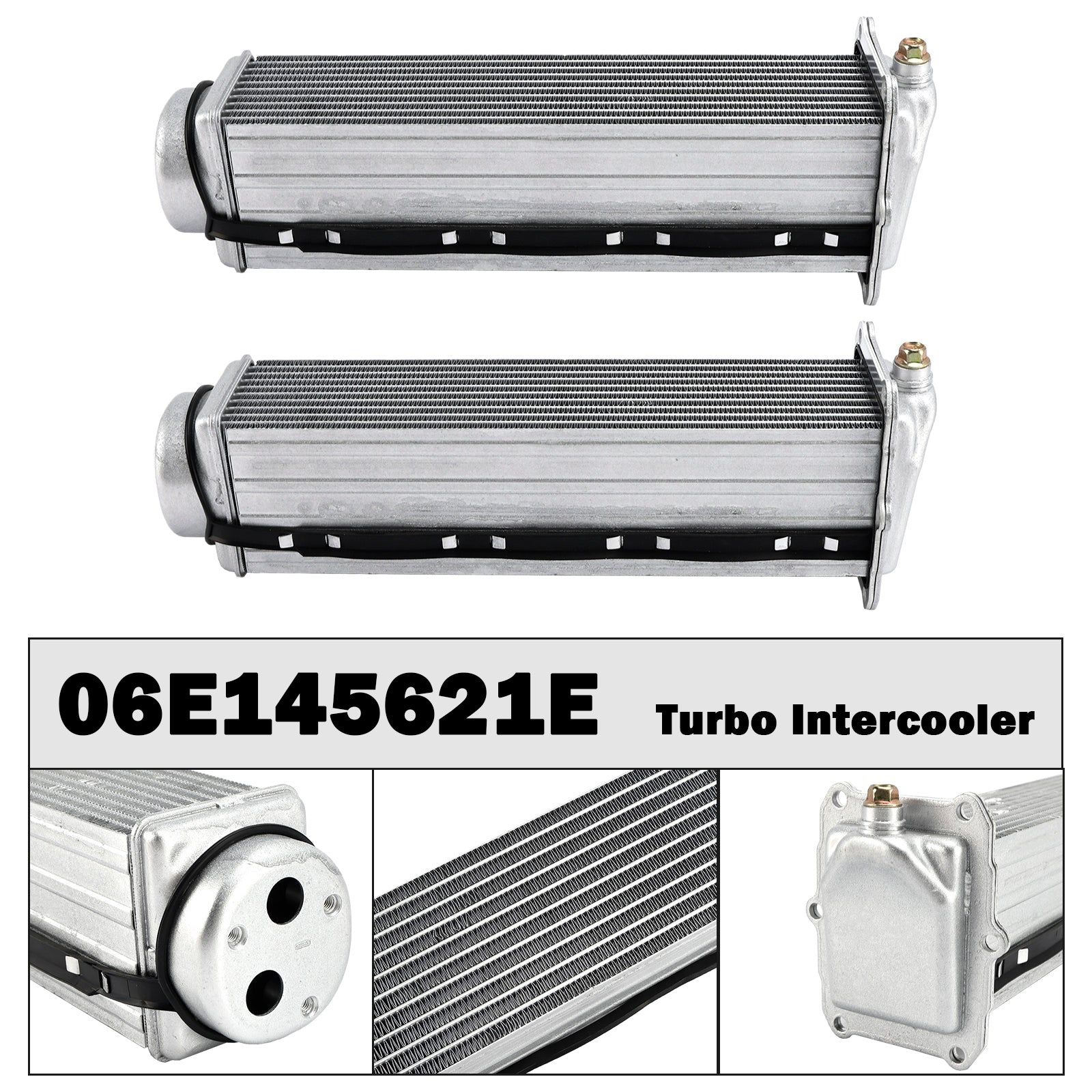 2010-2016 Audi S4 3.0L 2PCS Turbo Intercooler 06E-145-621-S
