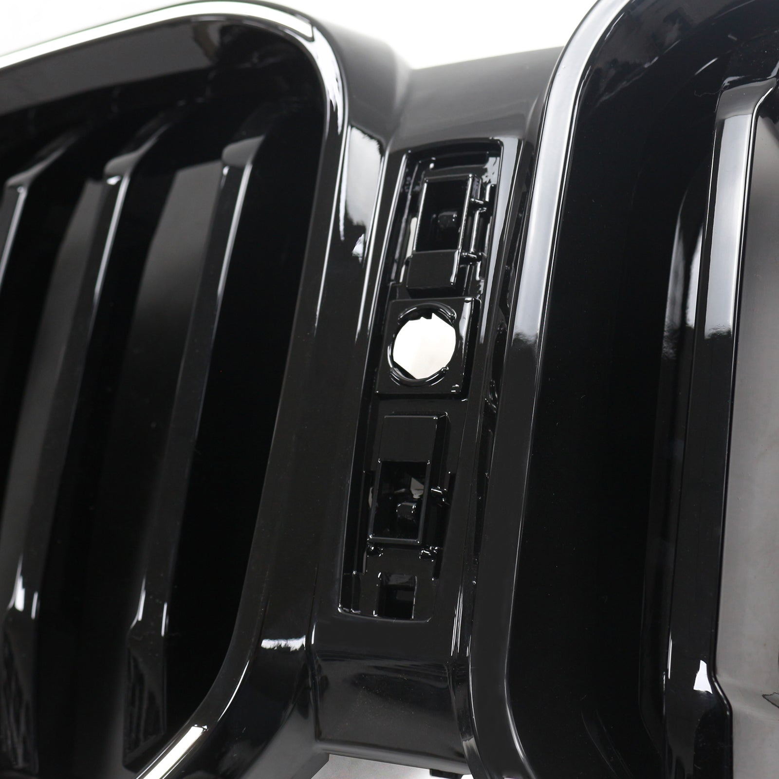 Glossy Black Front Bumper Kidney Grille Fit BMW X3 G01 X4 G02 2022-2025