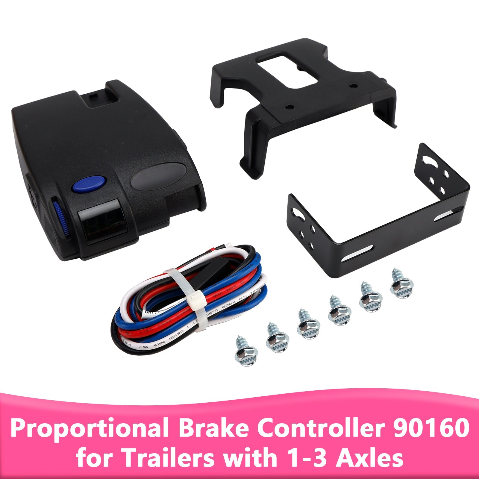 Proportional Brake Controller 90160 for Trailers with 1-3 Axles
