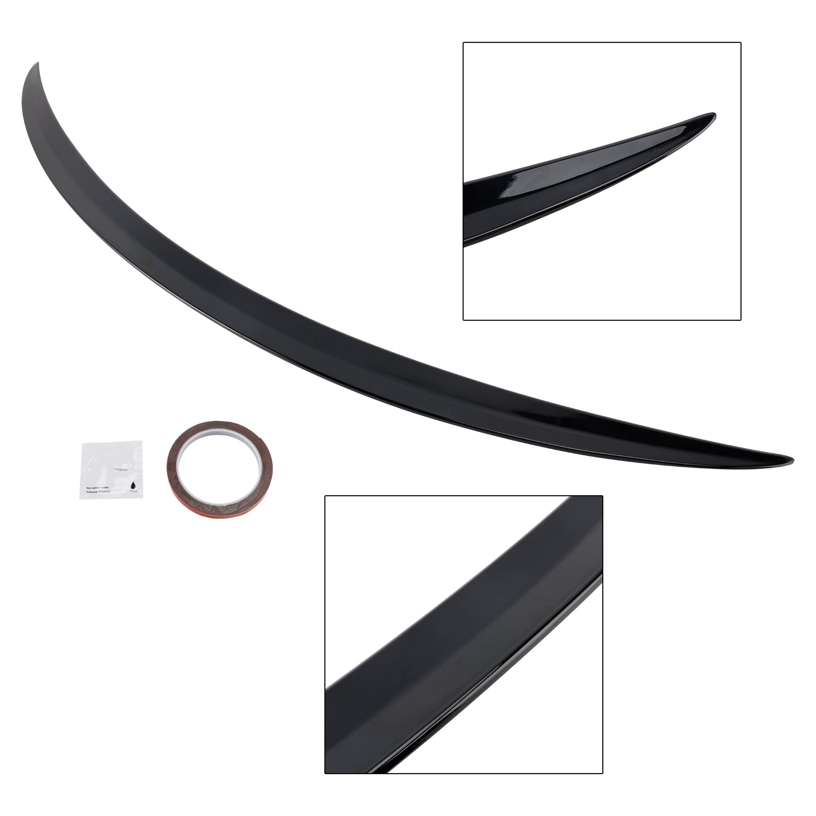Gloss Black Rear Spoiler For Mercedes-Benz C-Class W206 2021-2024 C63 Style