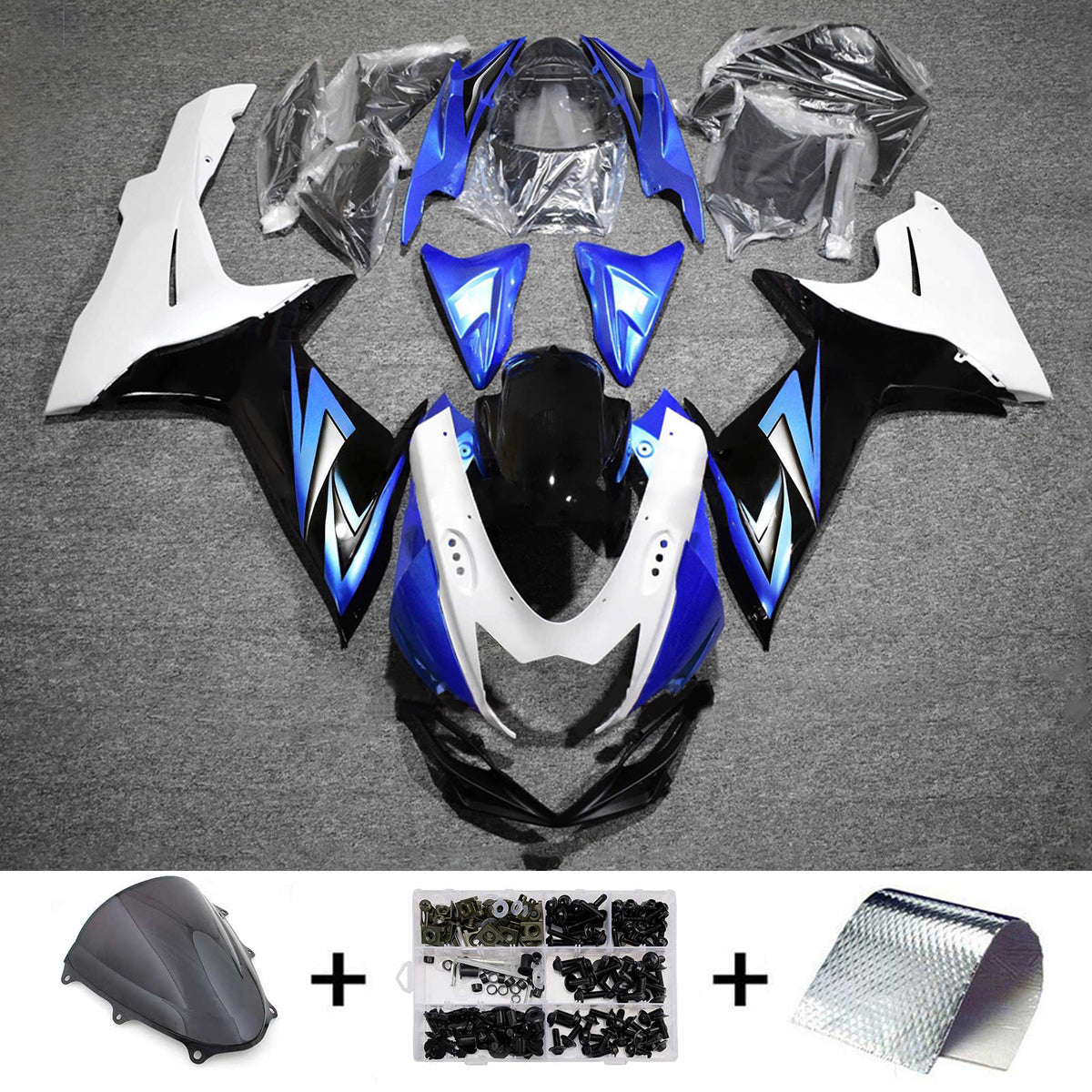 Injection Fairing Kit Bodywork Plastic ABS For Suzuki GSXR 600/750 2011-2026 K11