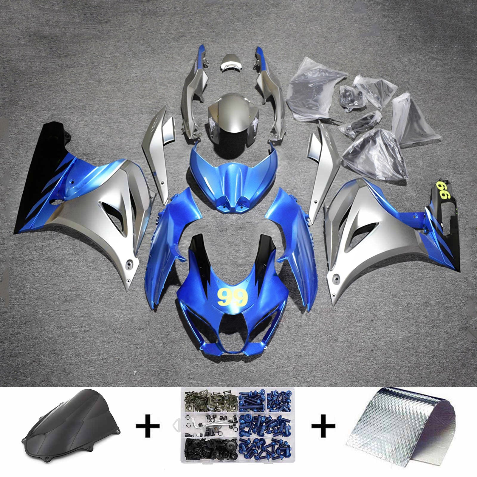 Injection Fairing Kit Bodywork Plastic ABS For Suzuki GSXR1000 2017-2026 K17