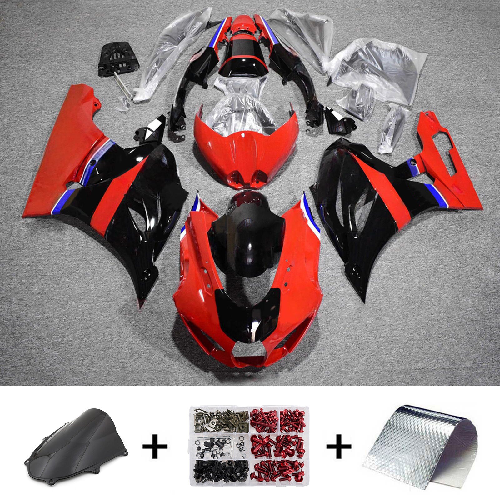 스즈키 GSXR1000 2017-2025 K17용 사출 성형 페어링 키트 차체 플라스틱 ABS