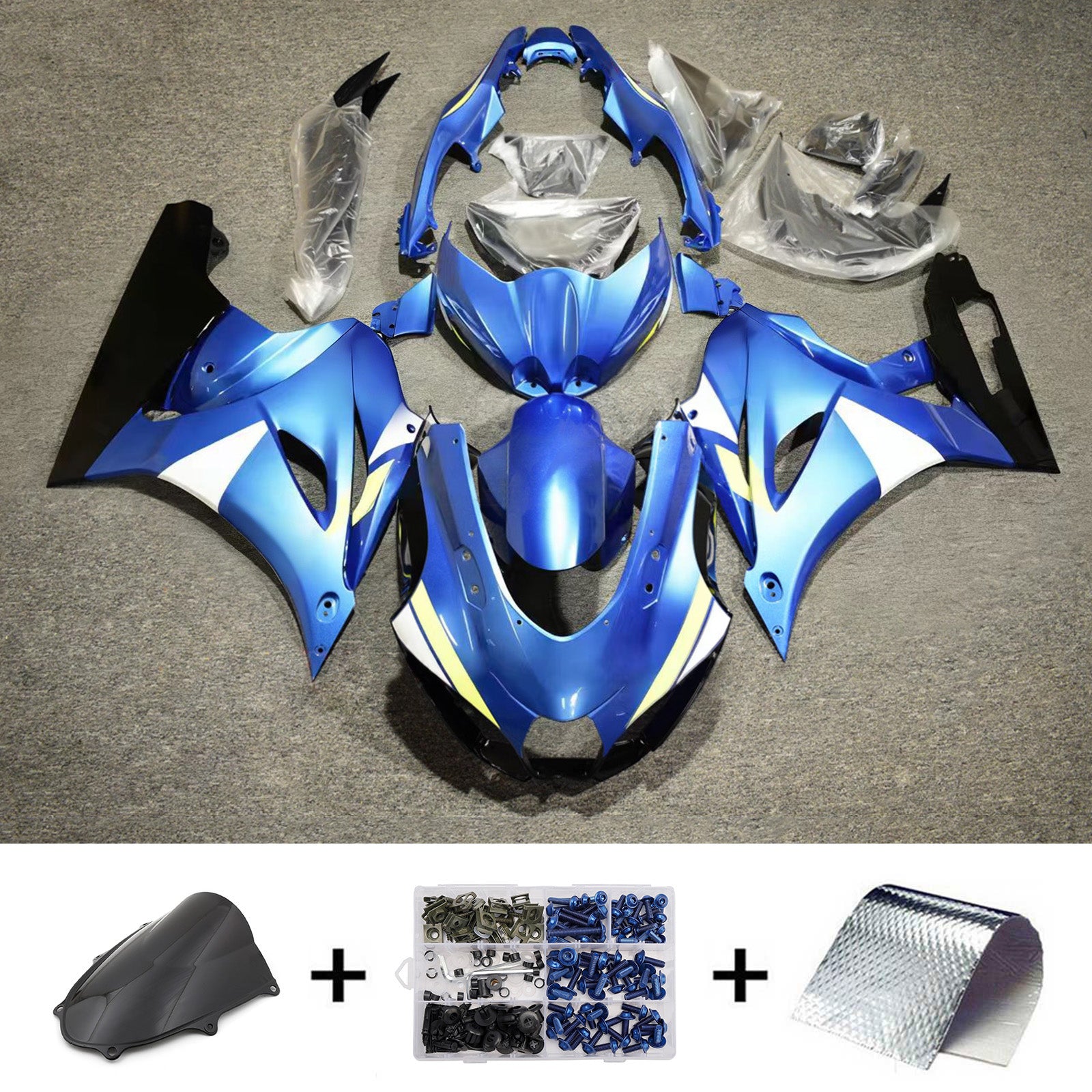 주입 페어링 키트 차체 플라스틱 ABS 스즈키 GSXR1000 2017-2025 K17용