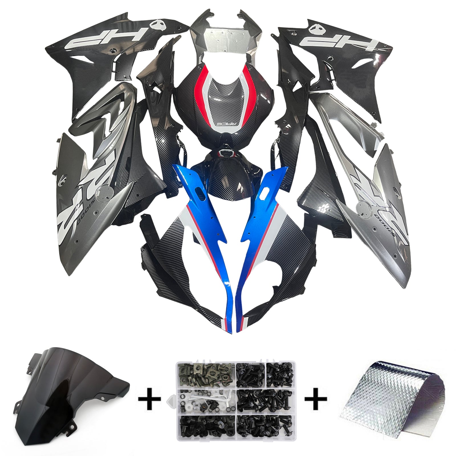 Injection Fairing Kit Bodywork Plastic ABS fit For 2017-2018 BMW S1000RR