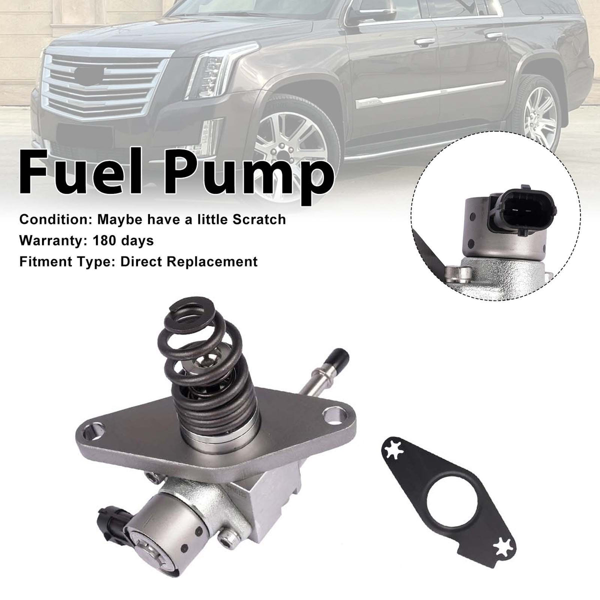 High Pressure Fuel Pump 12728002 fit Chevy 4.3L 5.3L 6.2L V6 V8 2014-2021