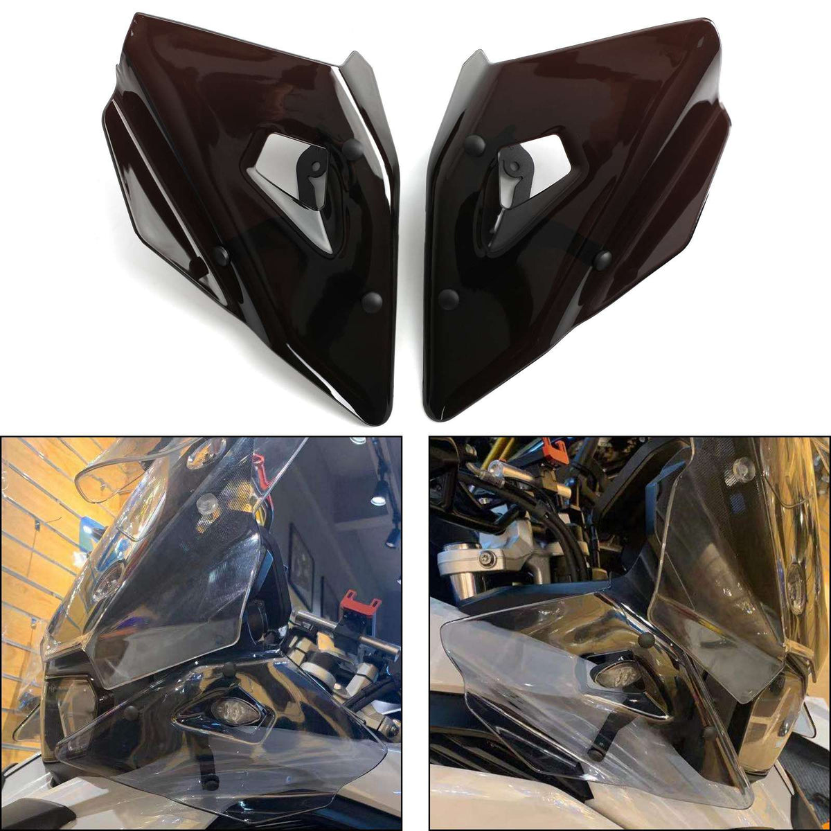 BMW R1200GS R1250GS LC ADV F750GS F850GS 제네릭용 오토바이 디플렉터 사이드 탑