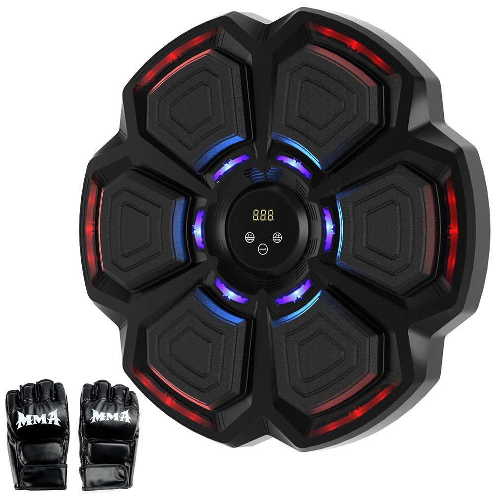 Office & Gym – Fun Fitness & Boxing Trainer Punching Workout Equipment for Home Bluetooth Smart Boxing Machine for Adults & Kids – Wall-Mounted Reflex Training