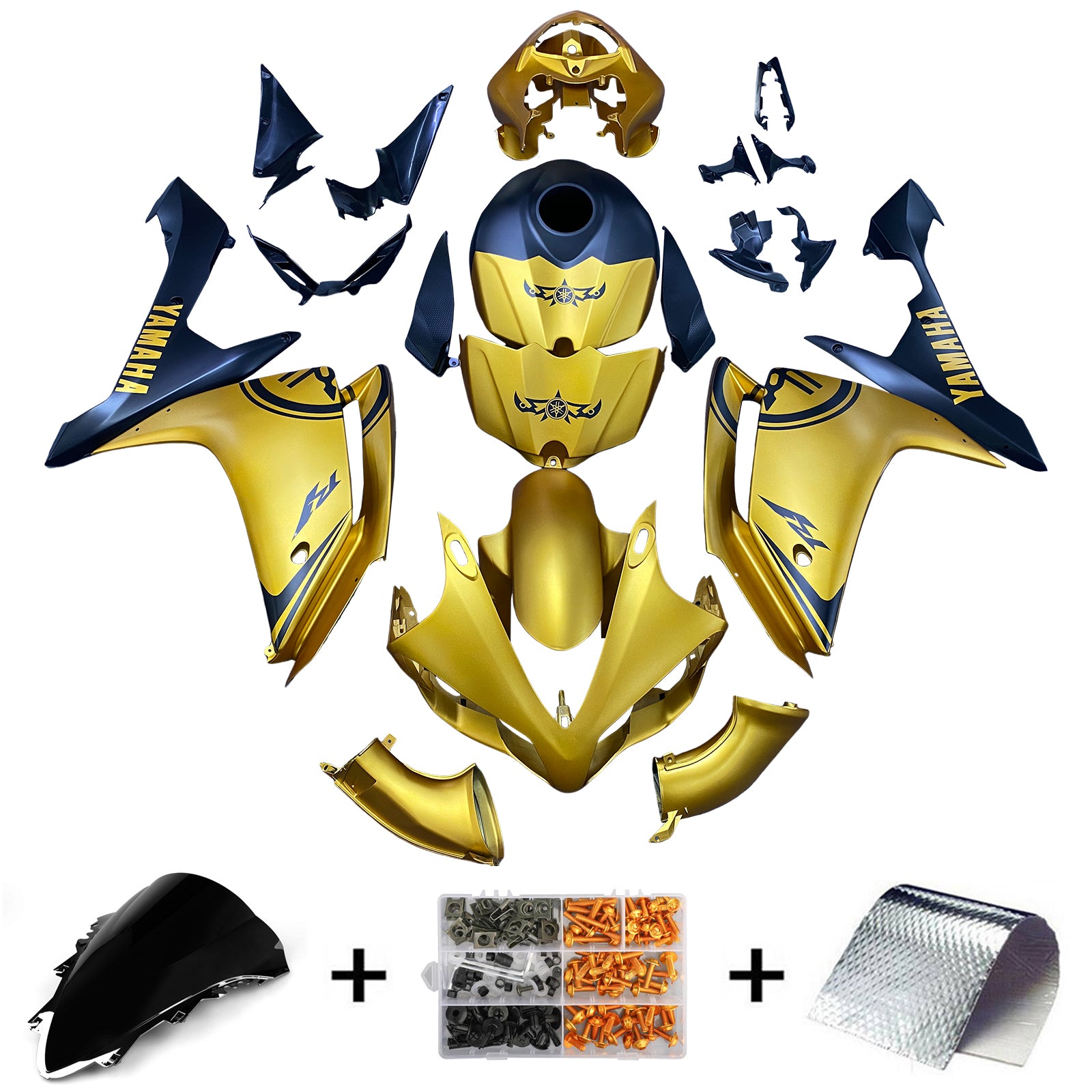 Yamaha YZF 1000 R1 2007-2008 Fairing Kit Bodywork Plastic ABS
