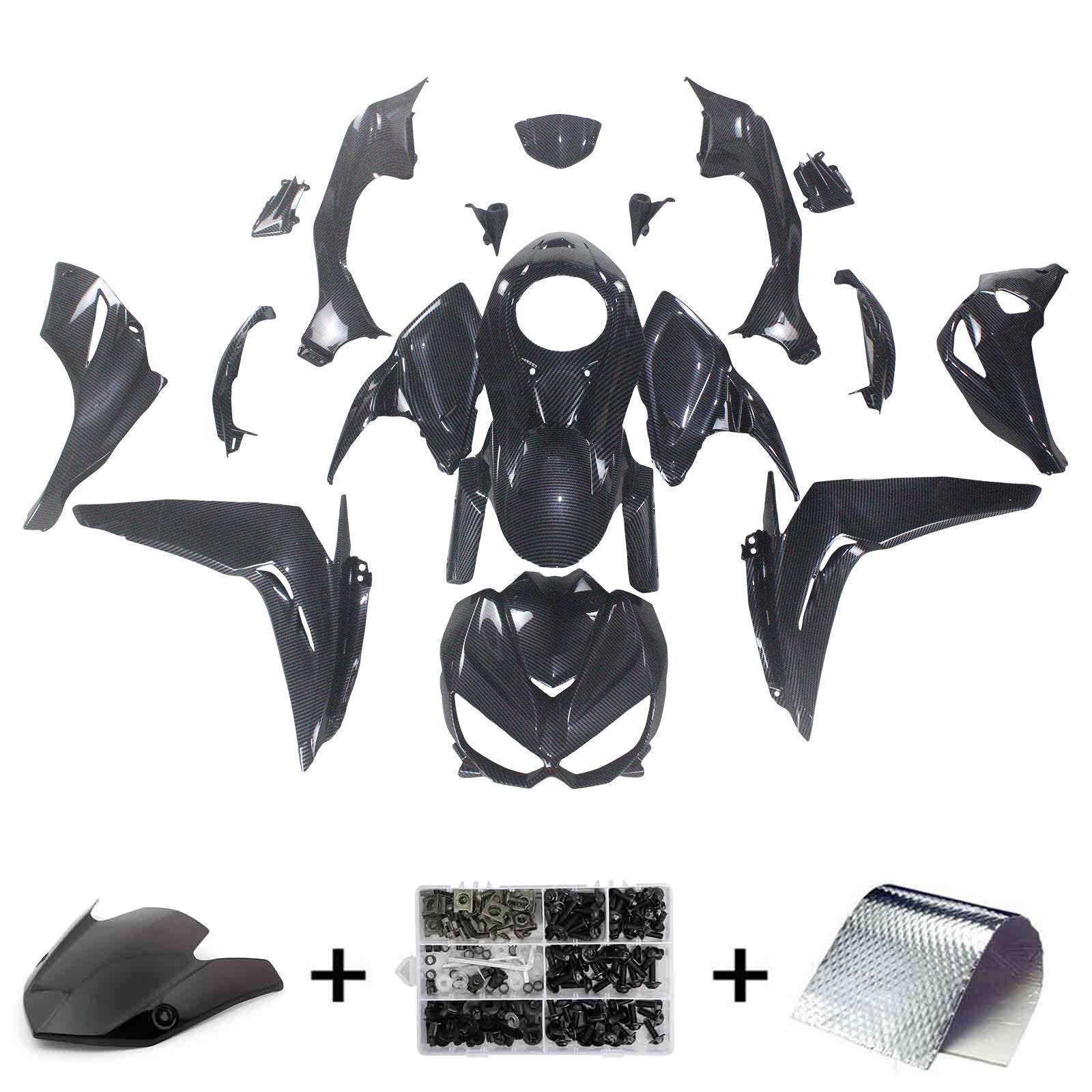 Kawasaki Z1000 2014-2017 Fairing Kit Bodywork Plastic ABS