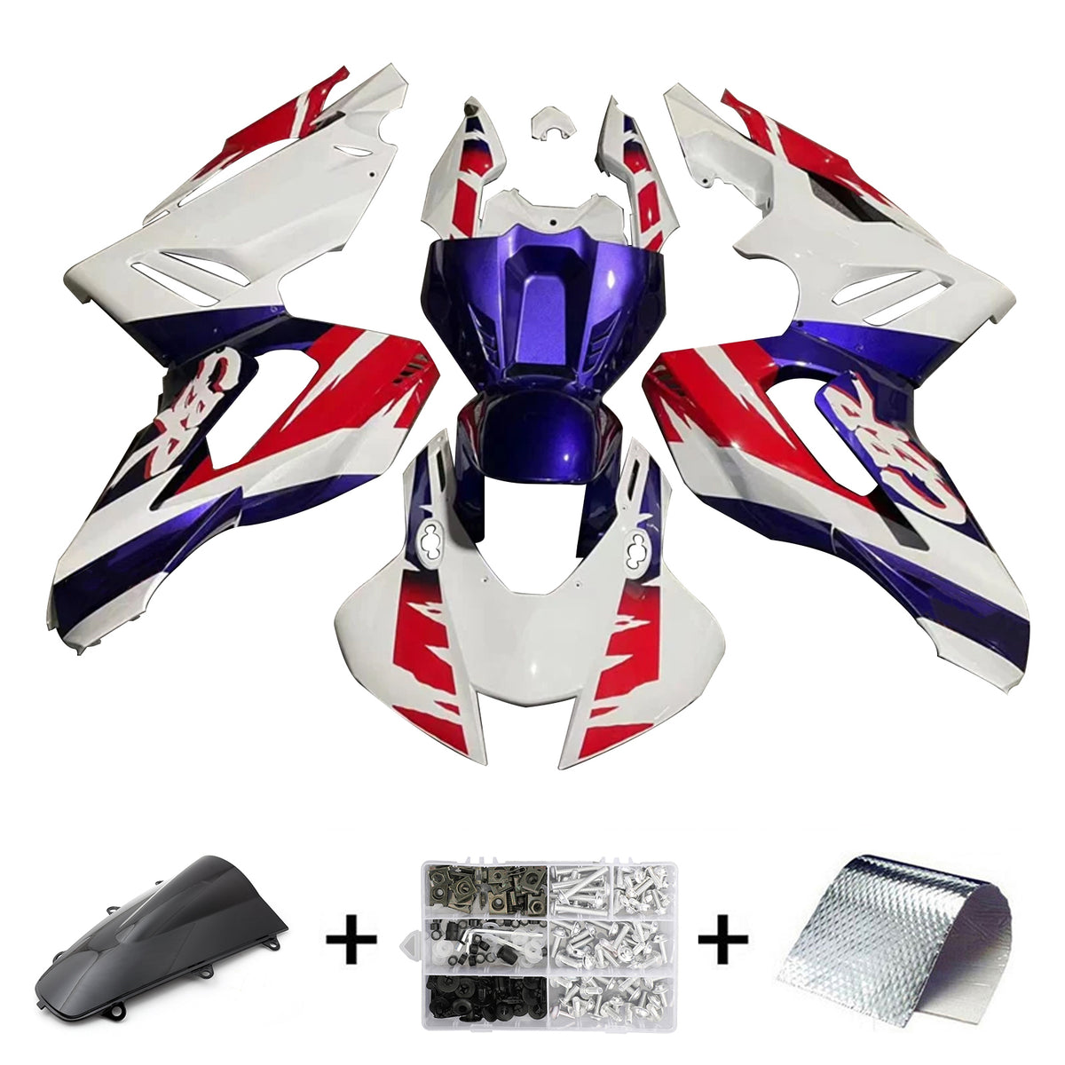 Honda CBR1000RR-R 2020-2023용 사출 페어링 키트 차체 플라스틱 ABS