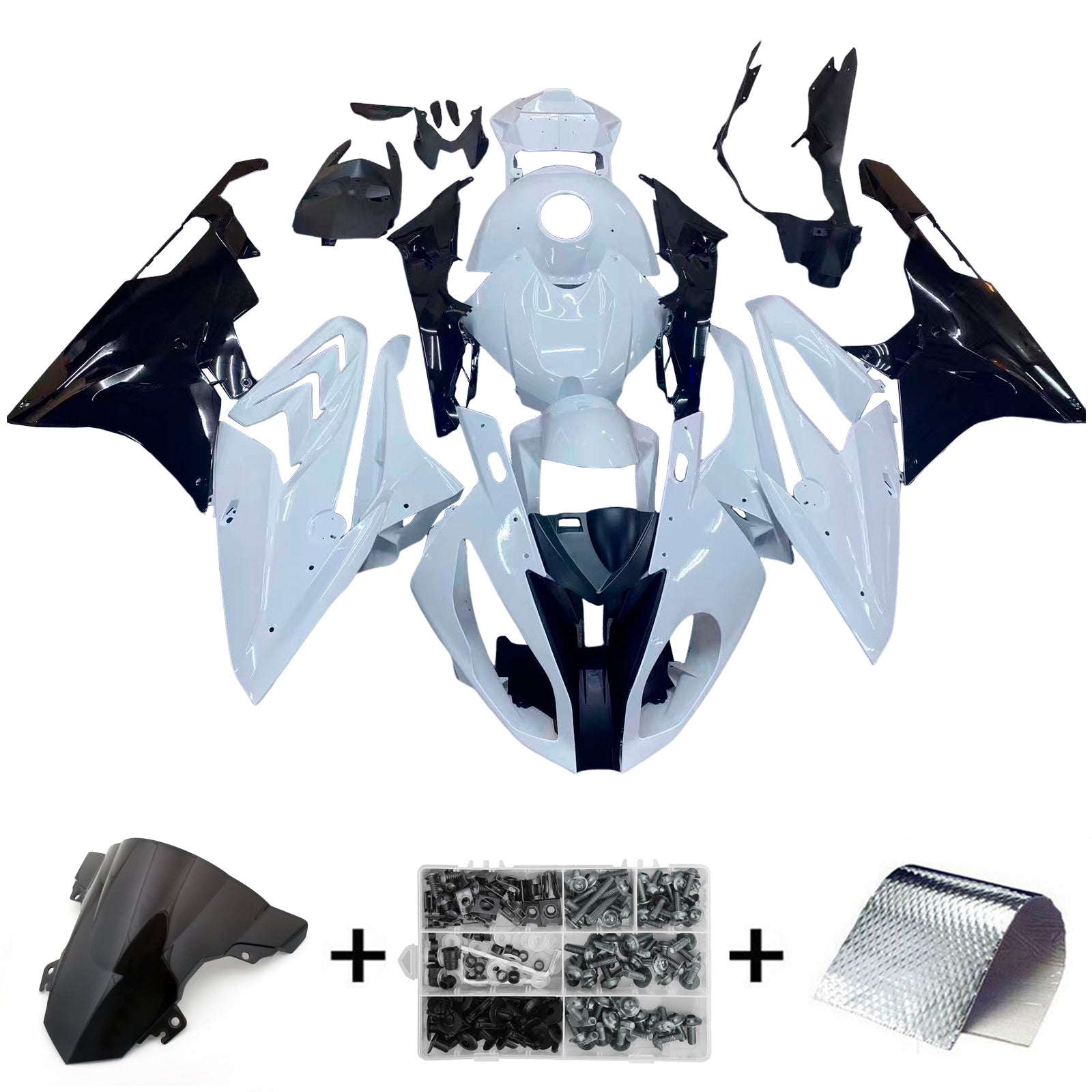 Injection Fairing Kit Bodywork Plastic ABS fit For BMW S1000RR 2015-2016