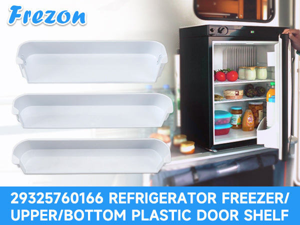 Replacement Refrigerator Door Shelf Kit for Dometic Refrigerator Freezer/Upper/Bottom Door Shelf 29325760166 For Dometic DM2652/ DM2852/ RGE400/ RK400/ RM2451/ RM2452/ RM2453 / RM2551