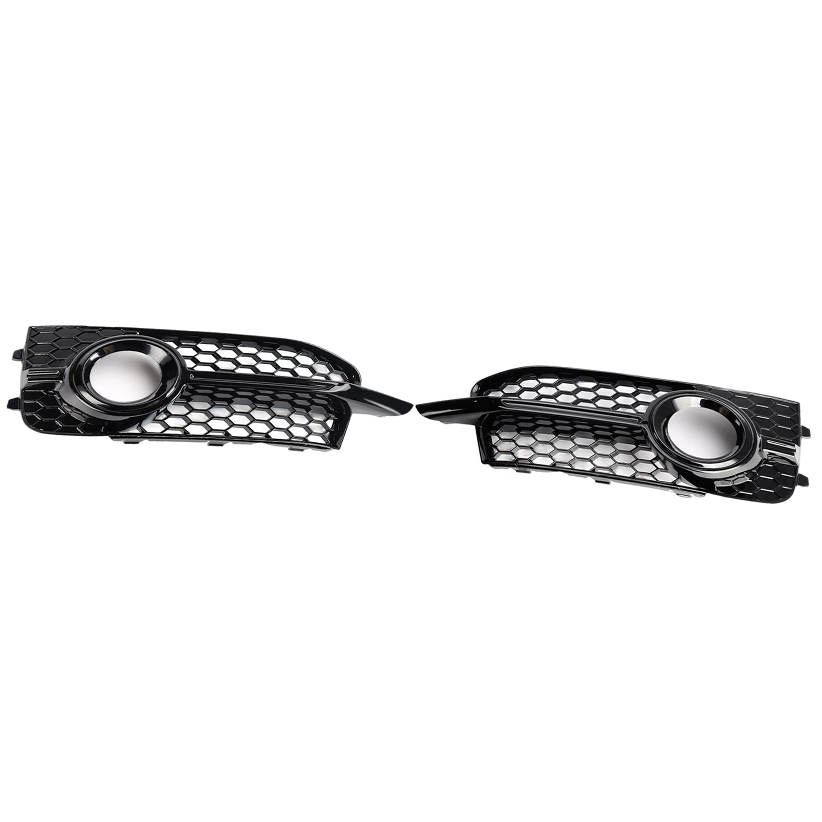 2011-2014  Audi A1 8X S-Line 2PCS Front Bumper Fog Light Cover Grille Grill  8X0807682B 8X0807681B