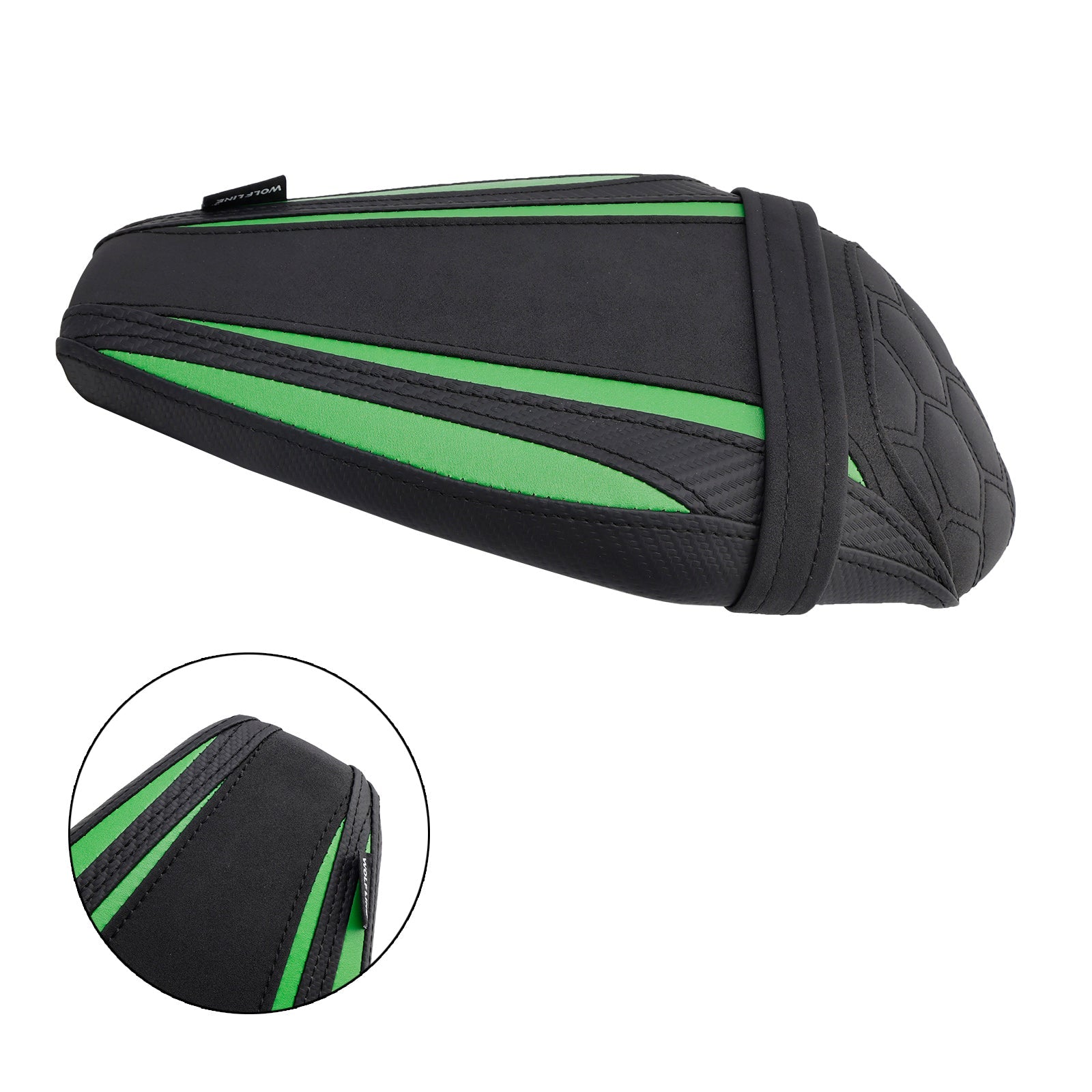 2021-2023 Kawasaki Zx-10R/Rr Rear Passenger Seat Pillion Saddle Flat Green