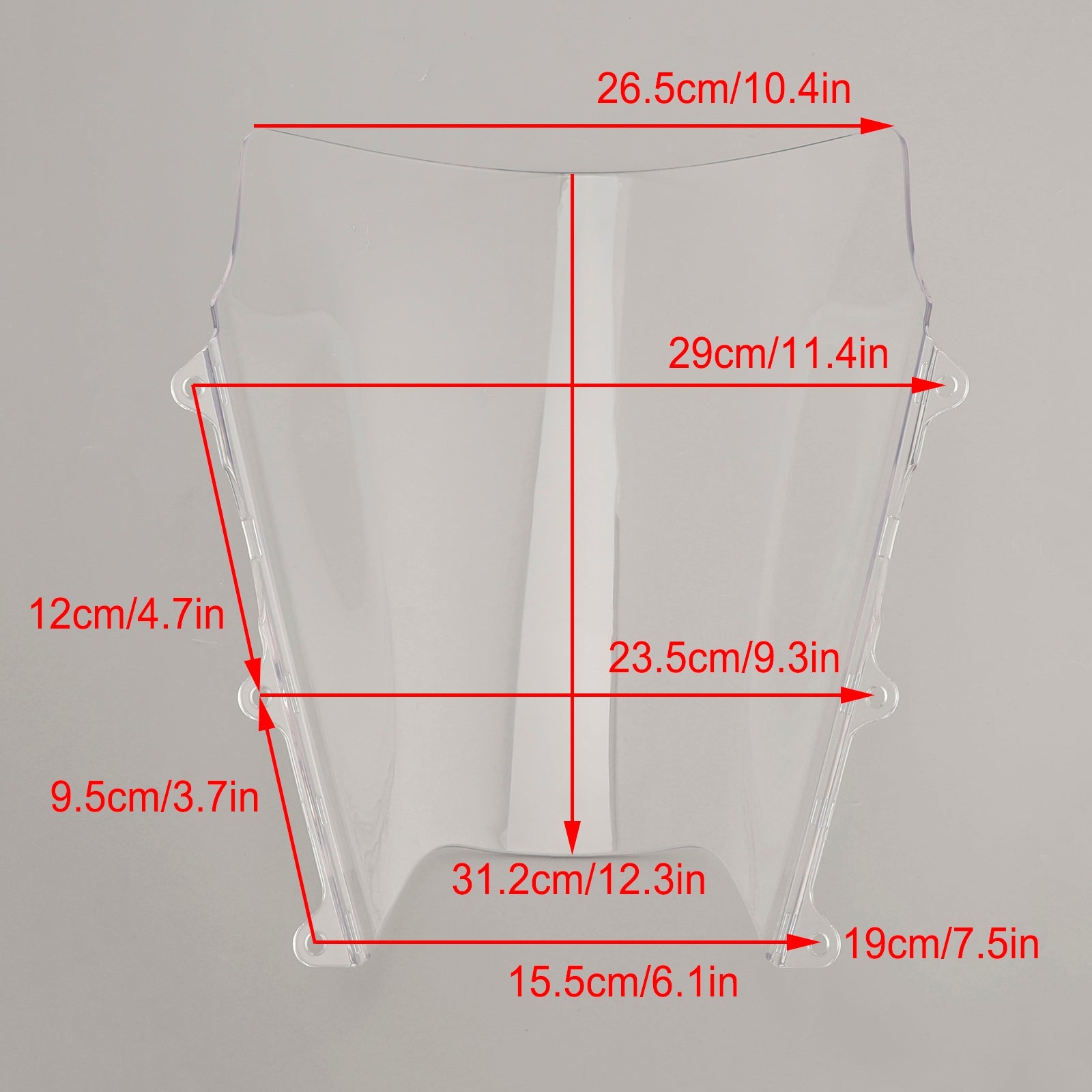 Suzuki GSX-8R 2023-2025에 적합한 윈드 실 윈드 스크린