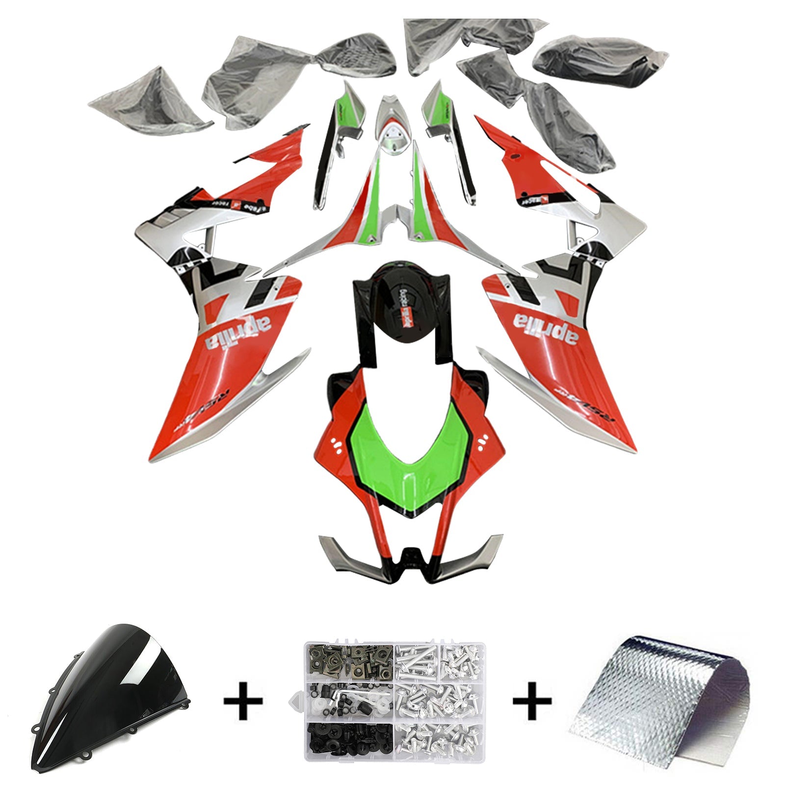 Amotopart Aprilia RSV4 1000 2016-2020 Fairing Kit Bodywork Plastic