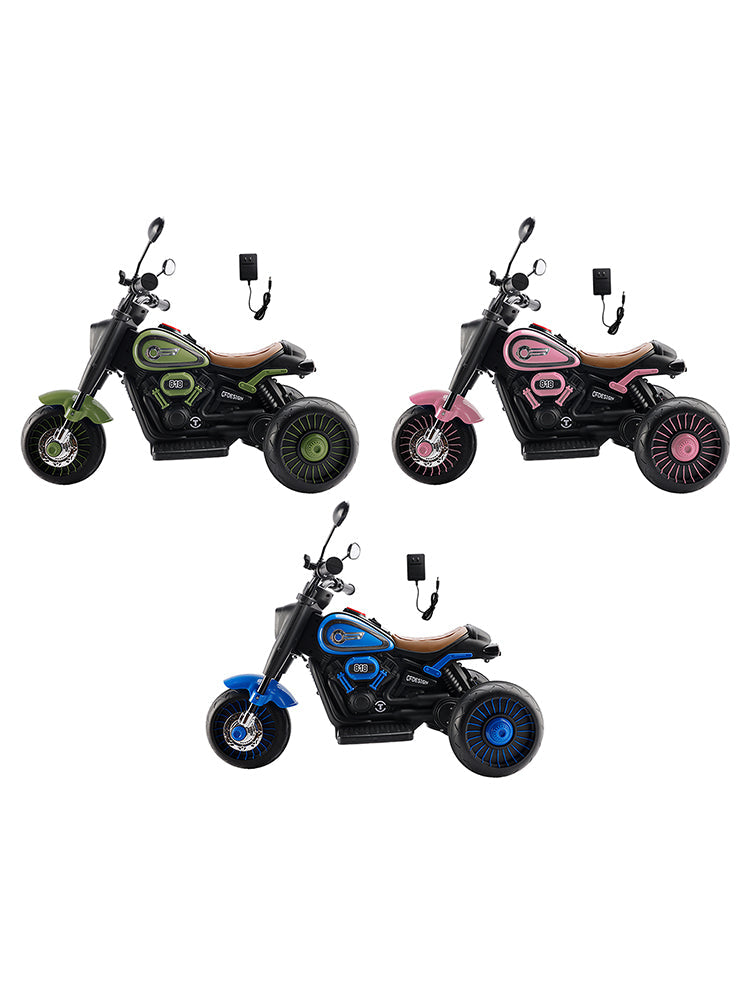 3Wheel 6V Kid Ride On Motorcycle Electric Toy With Colorful Light And Music
