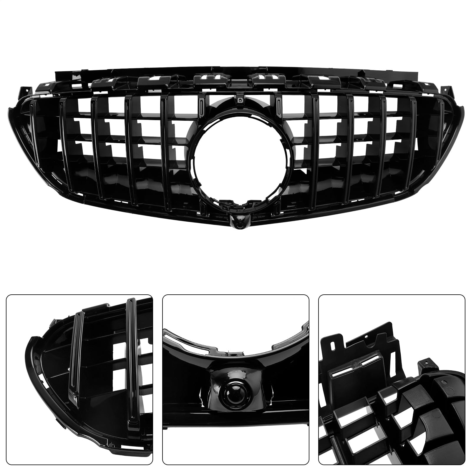 Front Bumper Grille Grill Fit Mercedes Benz W213 E63 E63S AMG 2016-2020 Only