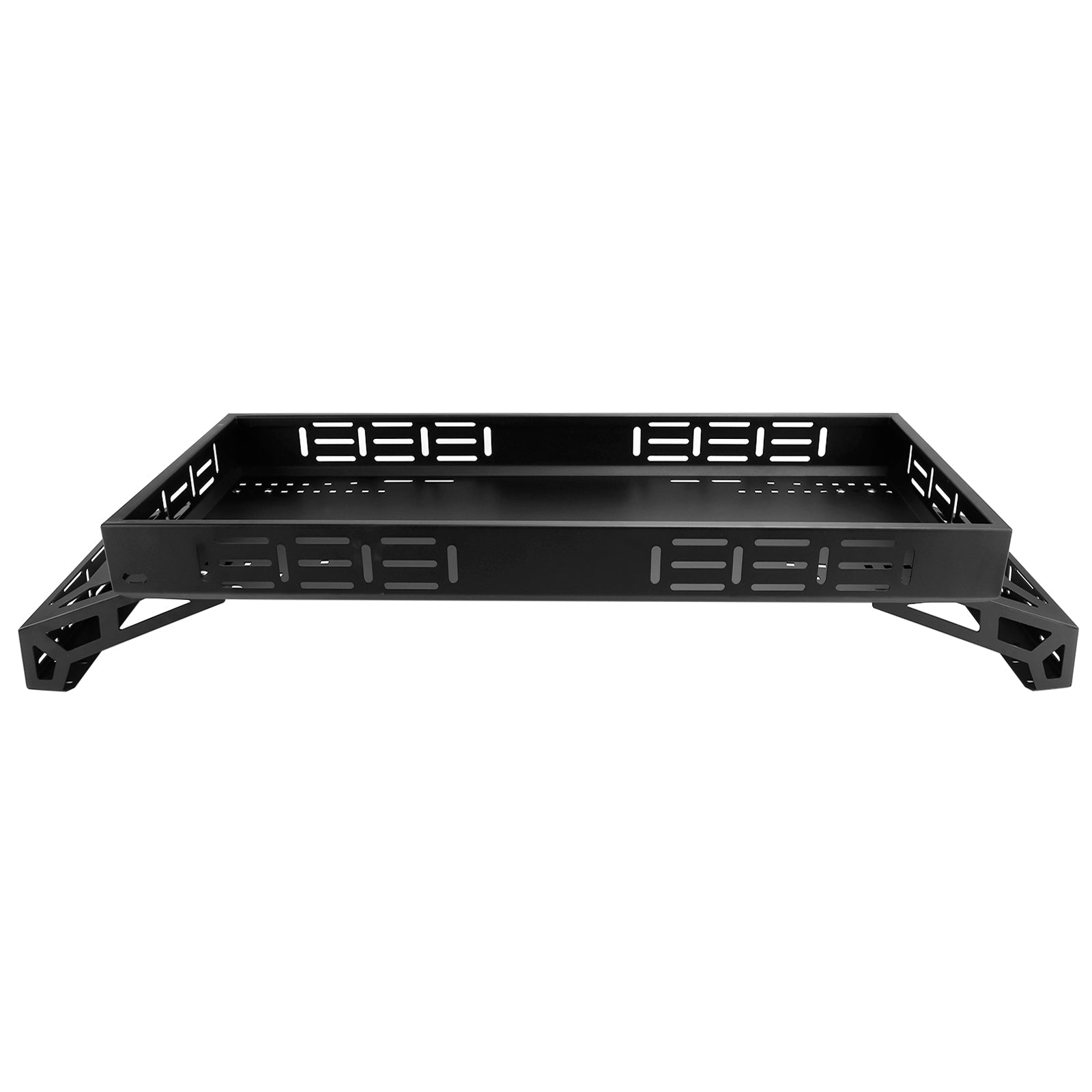 Utv Raised Metal Full-Bed Rack Universal Steel For Polaris Ranger 900 General