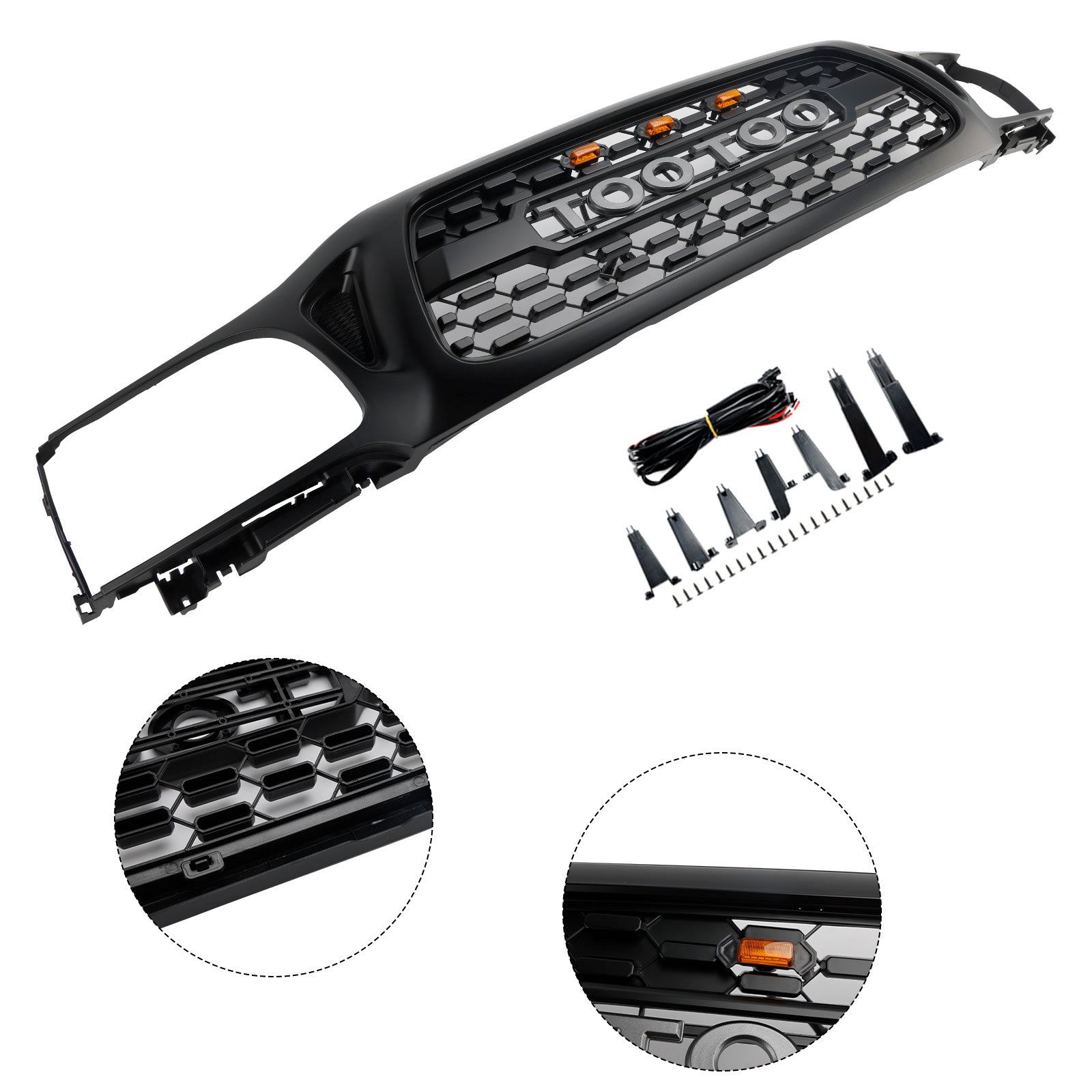 2001-2004 Toyota Tacoma TRD PRO Honeycomb Front Bumper Grille Grill