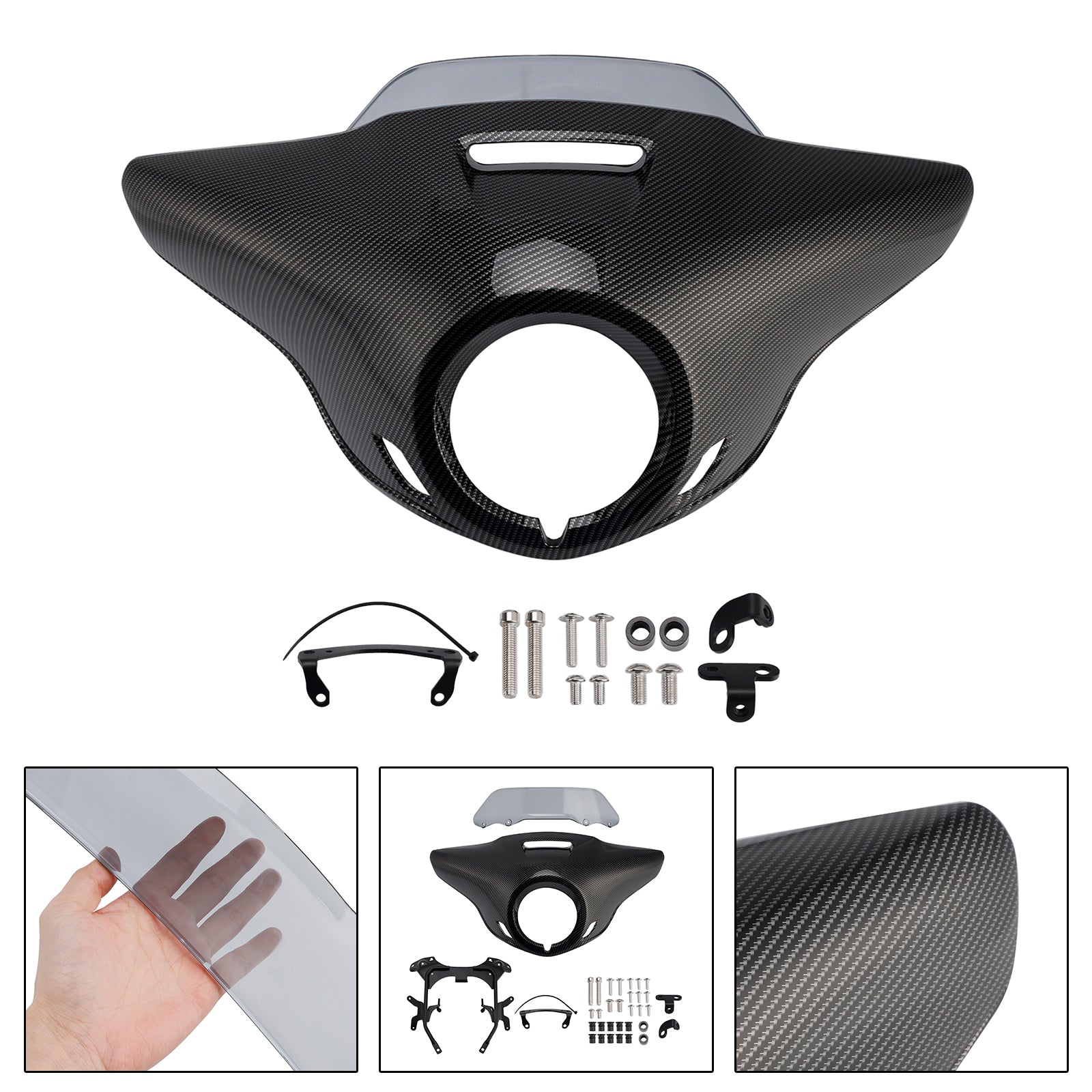 2021-2024 HONDA CM300 CM500 Windshield WindScreen Headlight Fairing