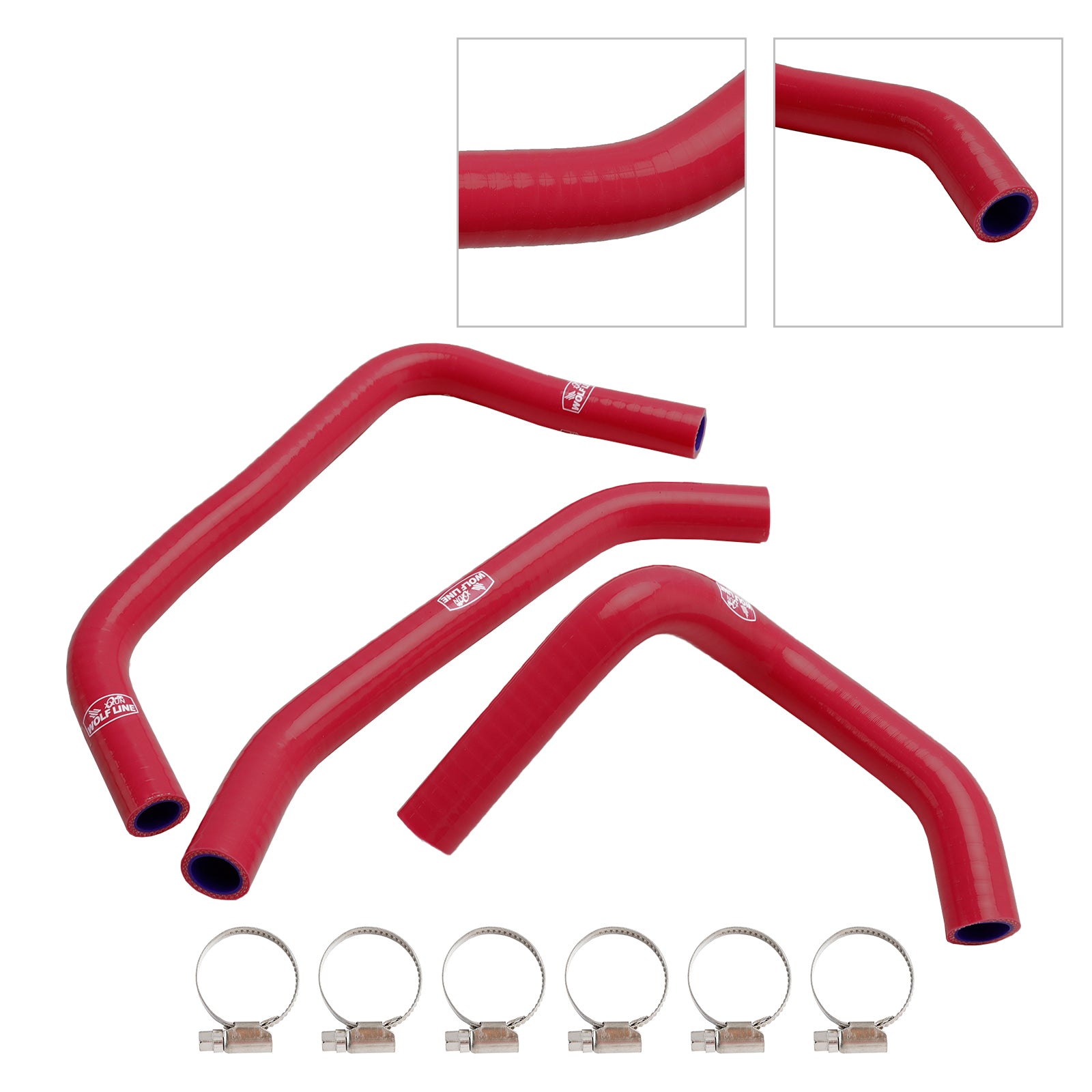 Silicone Radiator coolant Hose kit For Kawasaki ZX4R ZX-4RR 2023-2024